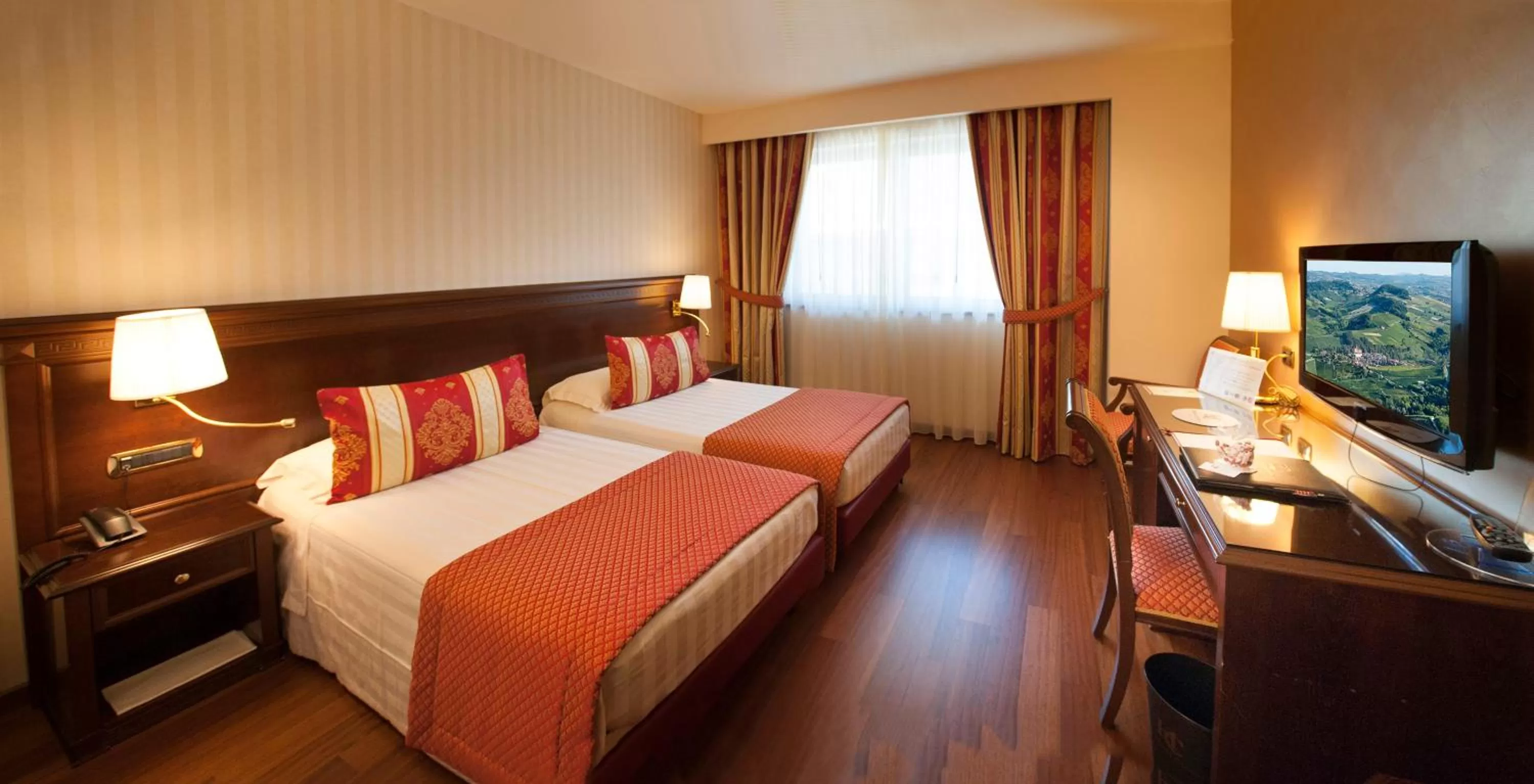 Bed in Hotel Calissano