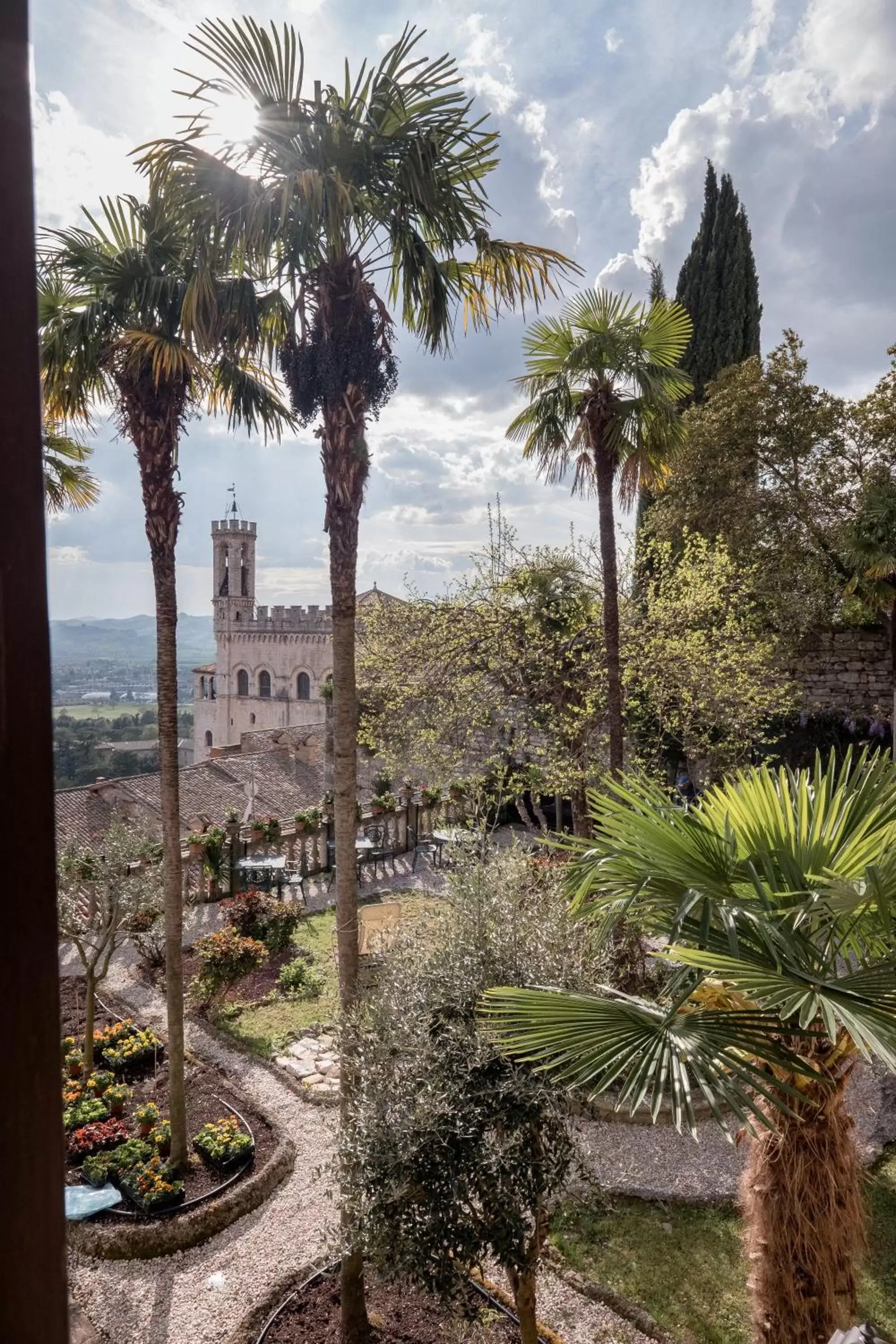 Garden view in Relais Ducale