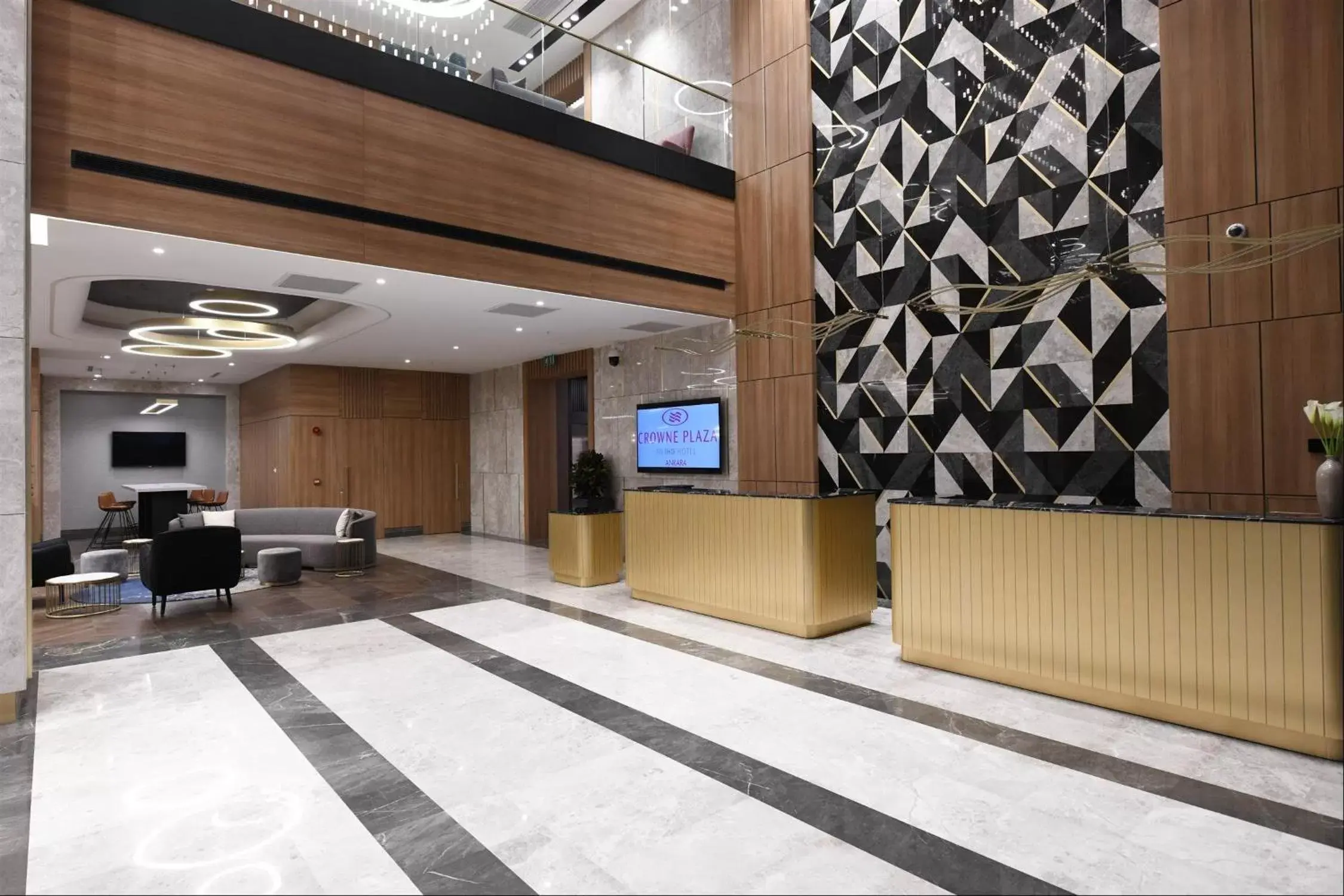 Lobby or reception, Lobby/Reception in Crowne Plaza Ankara, an IHG Hotel
