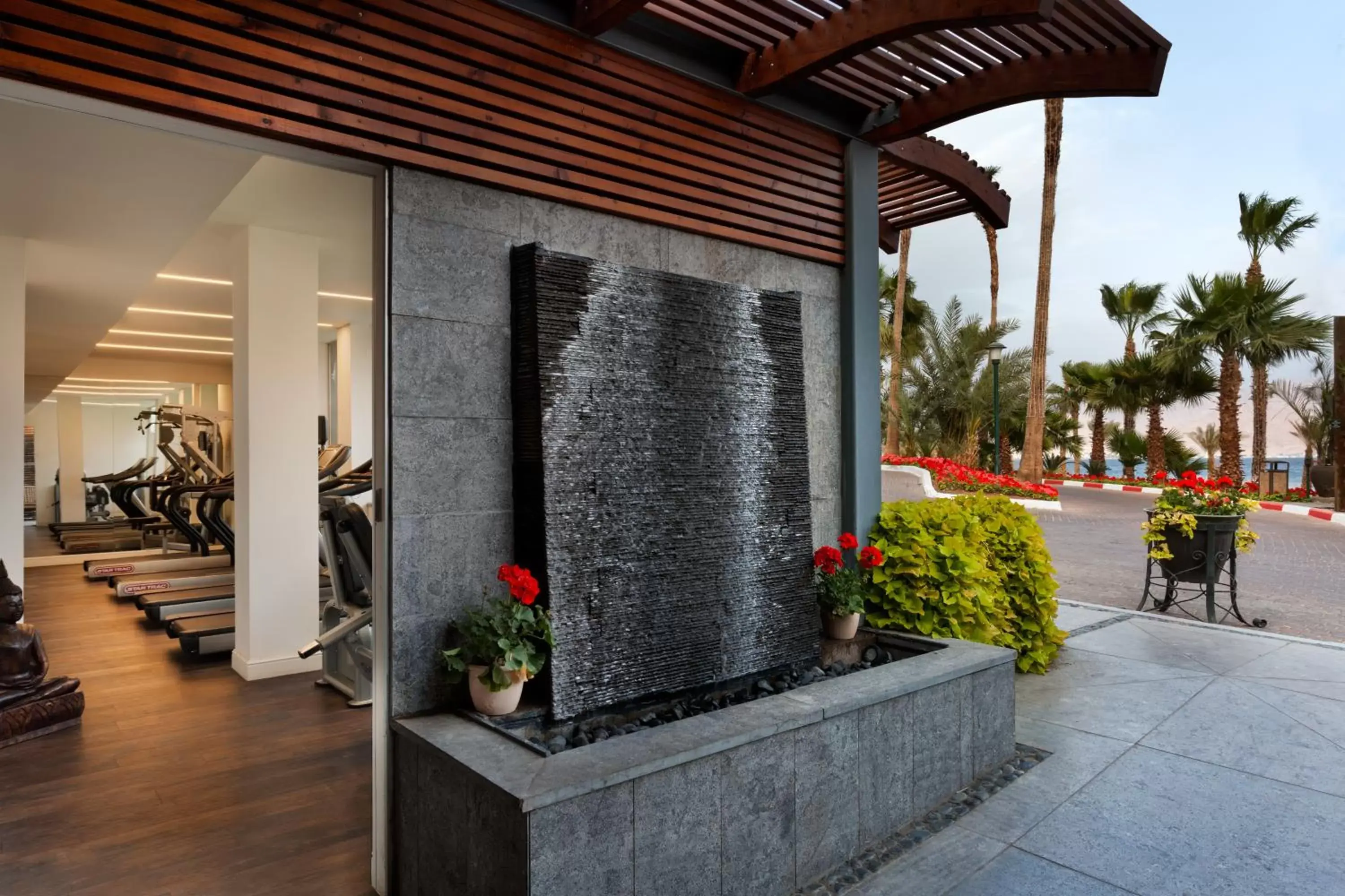 Fitness centre/facilities in Herbert Samuel Royal Shangri-La Eilat