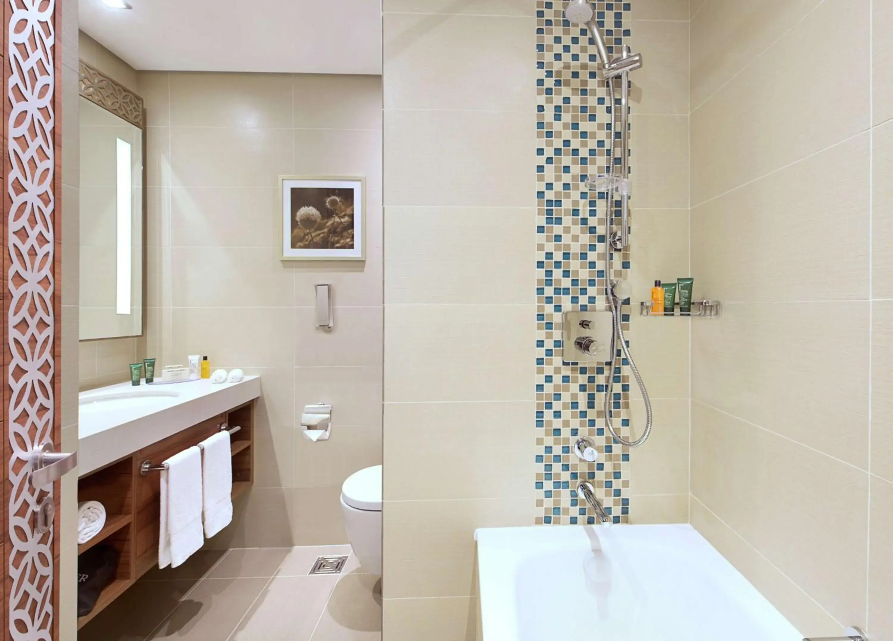 Bathroom in Hilton Garden Inn Dubai Al Mina - Jumeirah