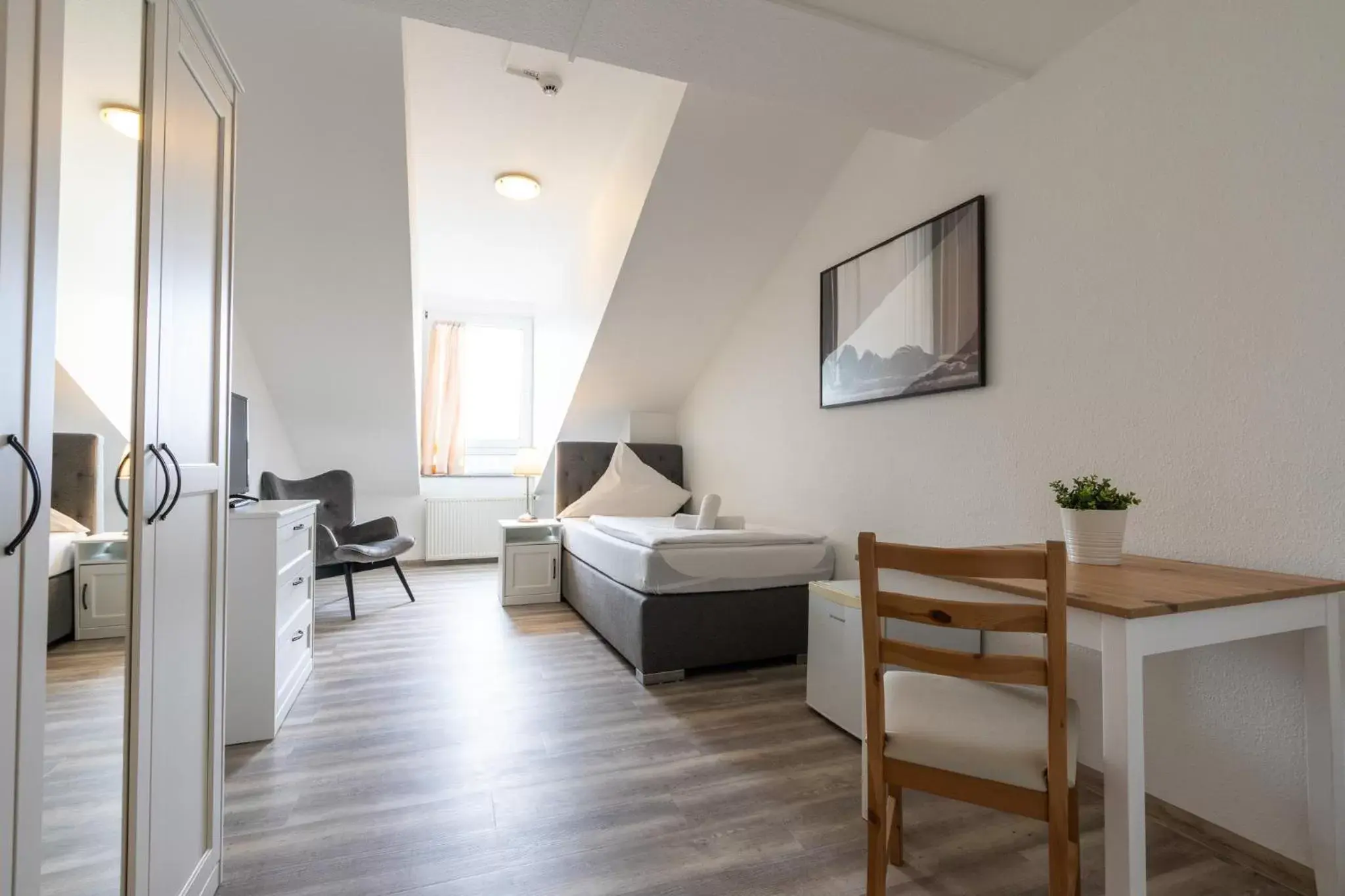 Photo of the whole room, Bed in Hotel Bergheim Photo of the whole room, Bed in Hotel Bergheim