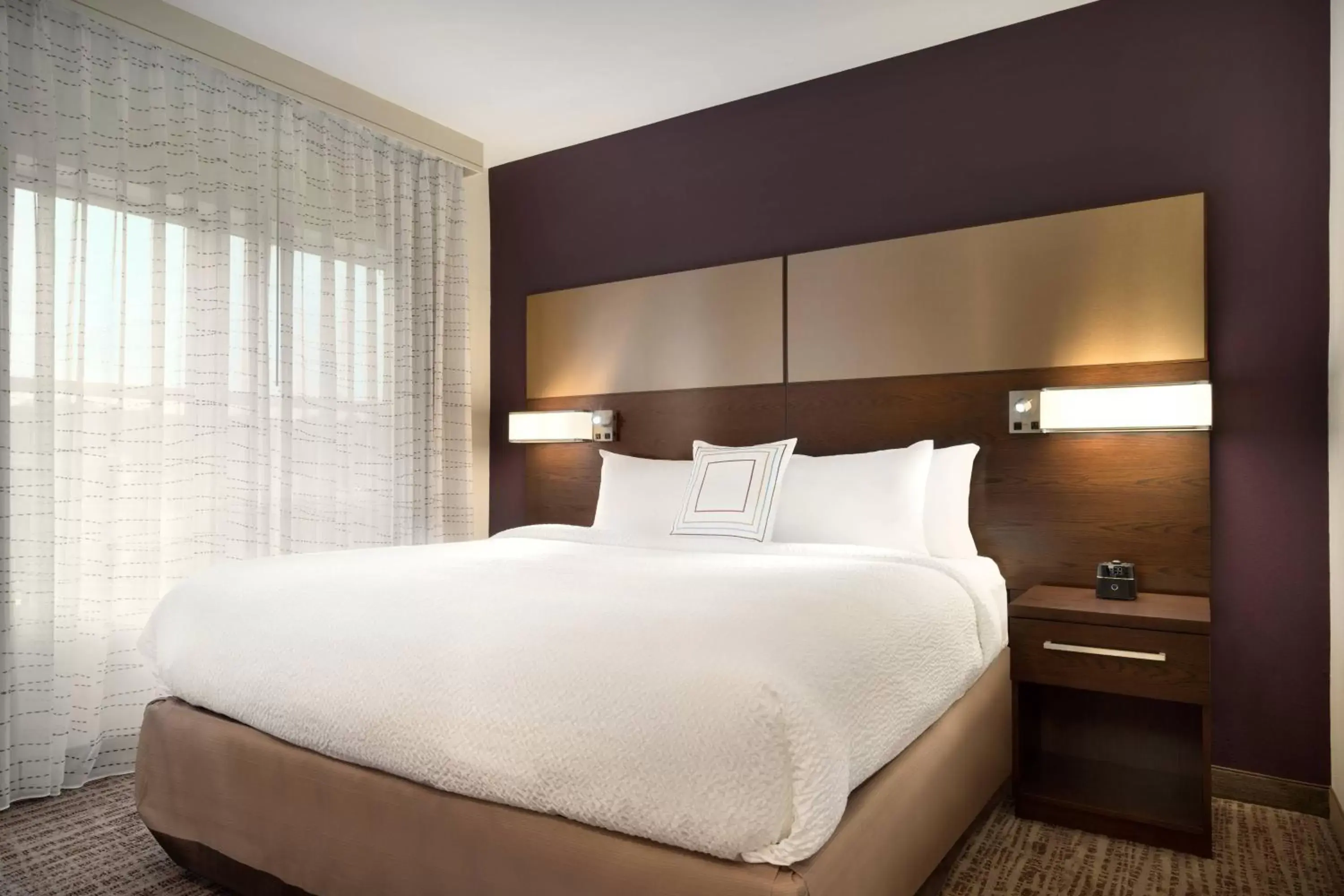 Bedroom, Bed in Residence Inn by Marriott Winston-Salem Hanes Mall