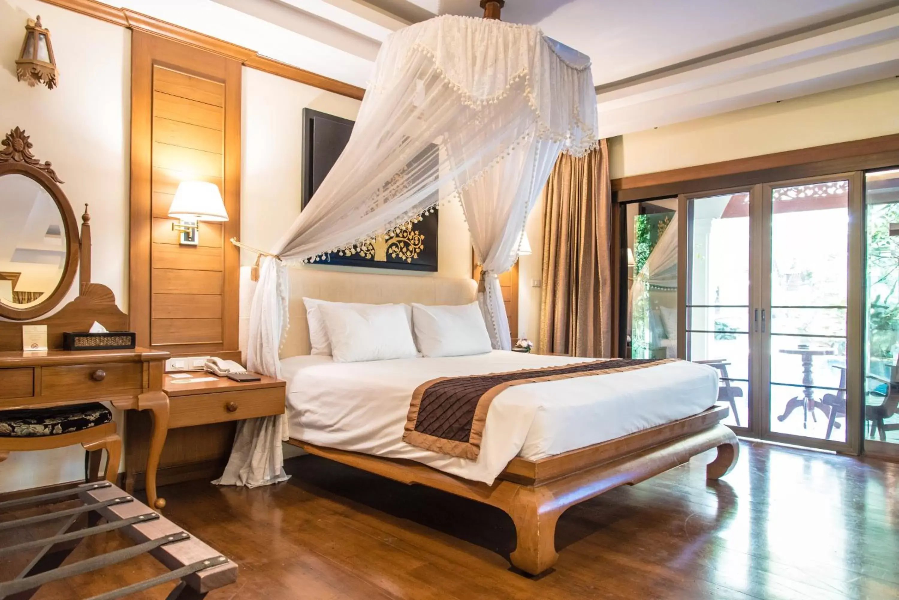 Bedroom, Bed in Centara Khum Phaya Resort & Spa, Centara Boutique Collection