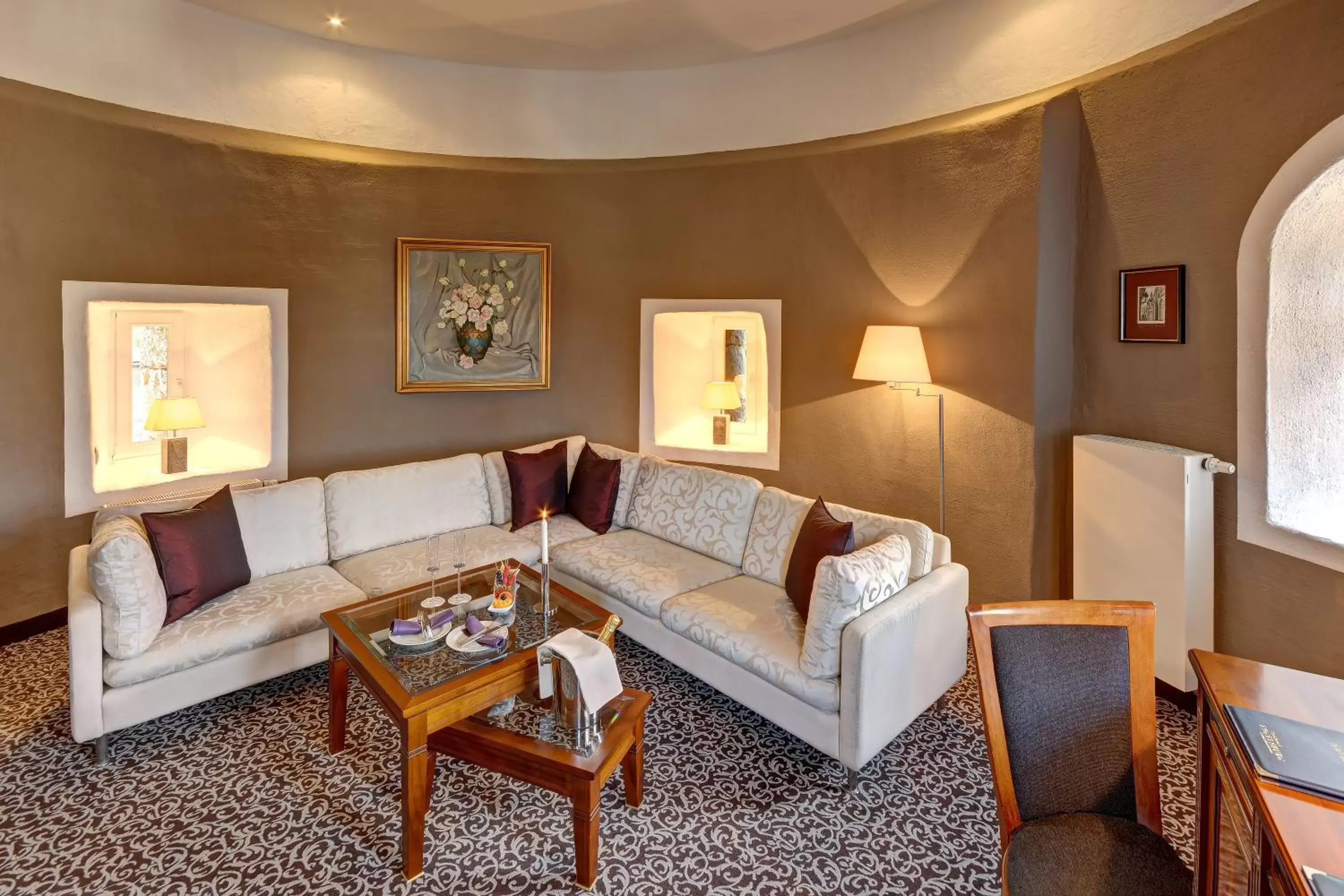 Living room, Seating Area in Parkhotel Engelsburg - 4 Sterne Superior