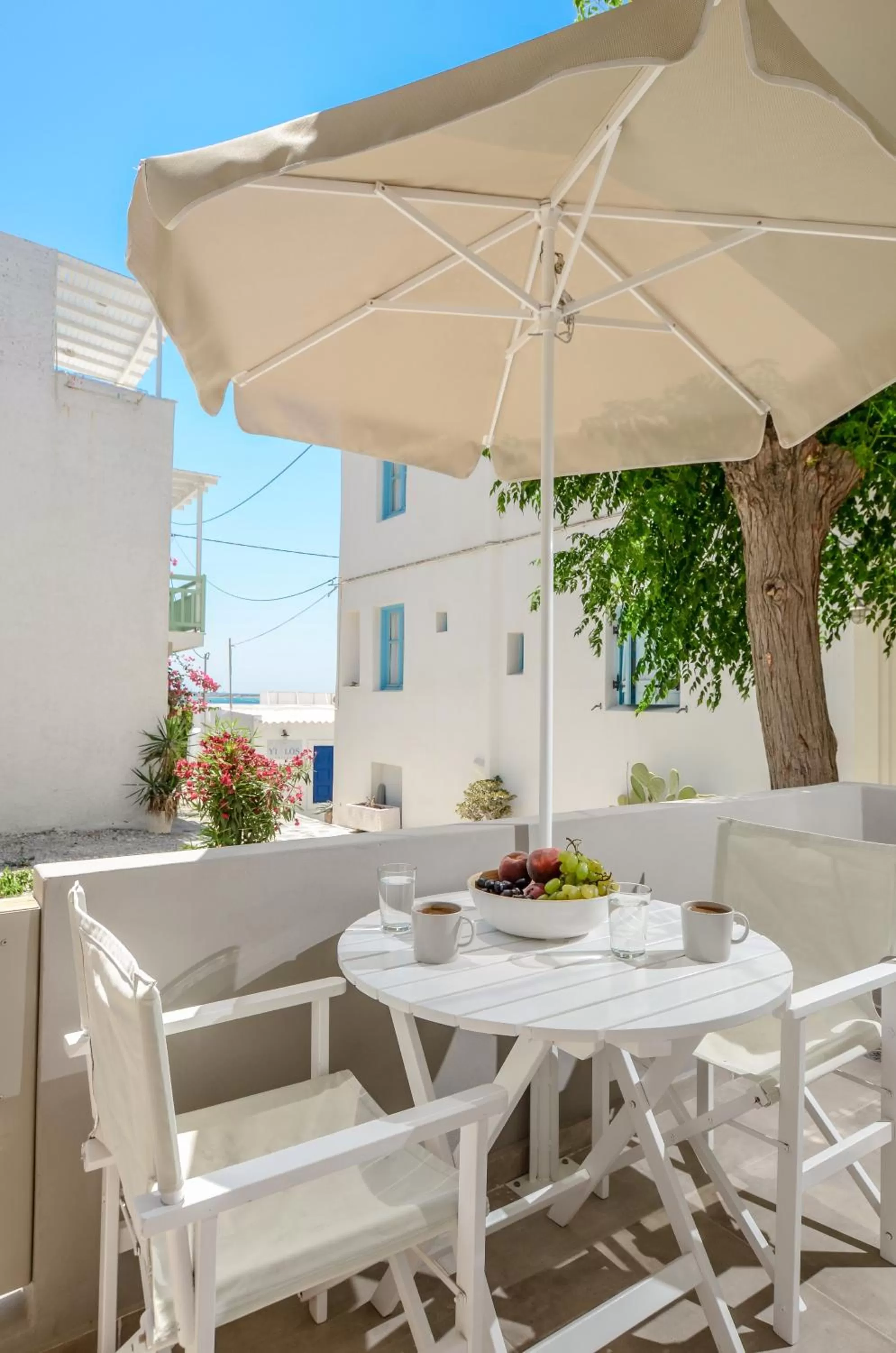 Balcony/Terrace in Panormos Hotel and Studios