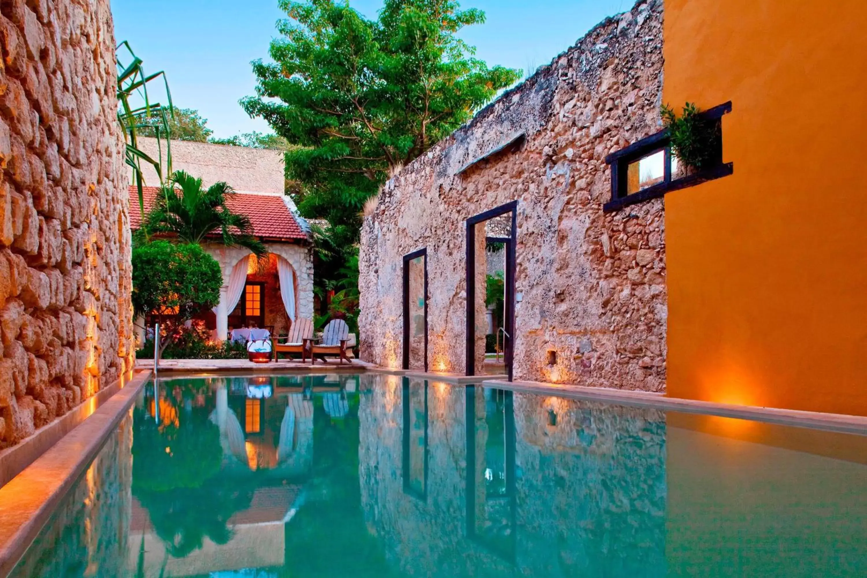 Fitness centre/facilities, Swimming Pool in Hacienda Campeche