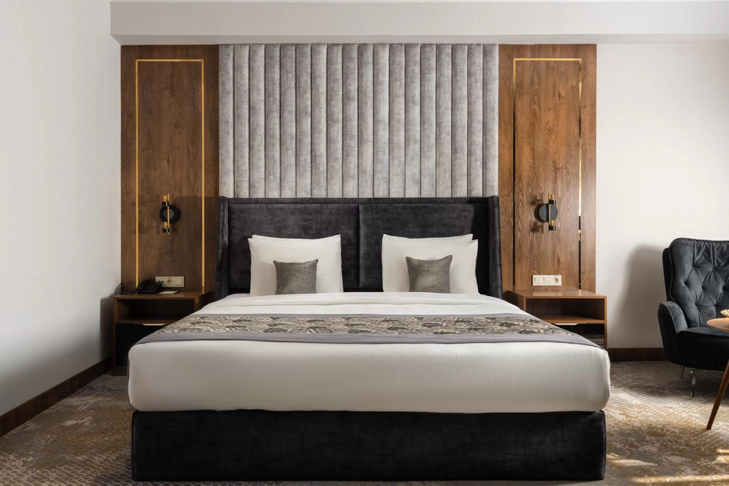 Bed in Shamsan Airport Hotel