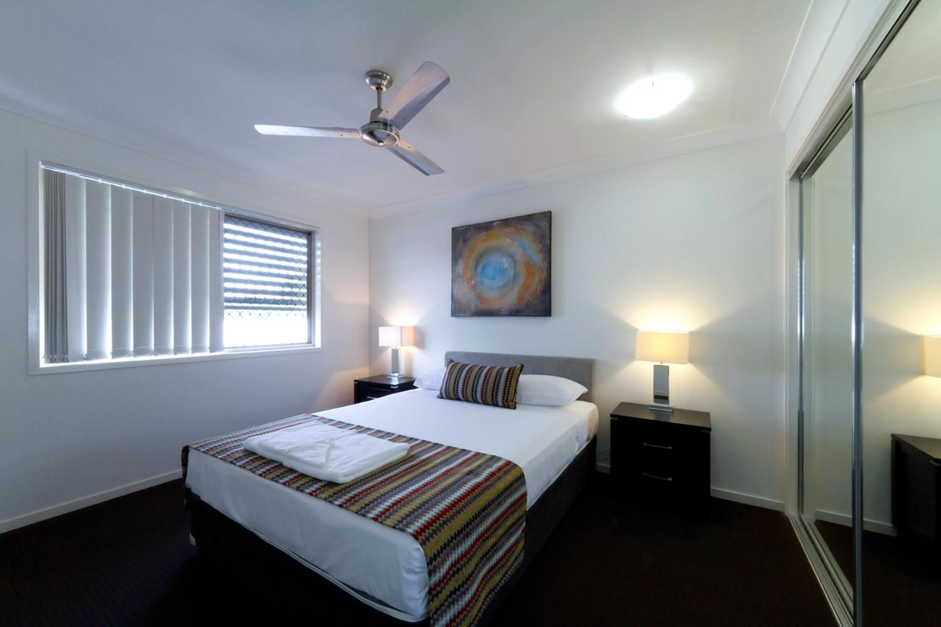 Bedroom, Bed in Rockhampton Serviced Apartments