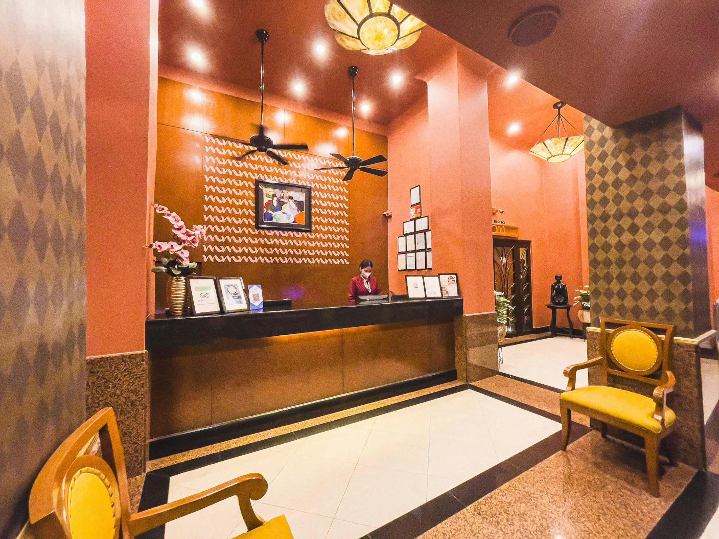 Lobby or reception in Miramar Hotel