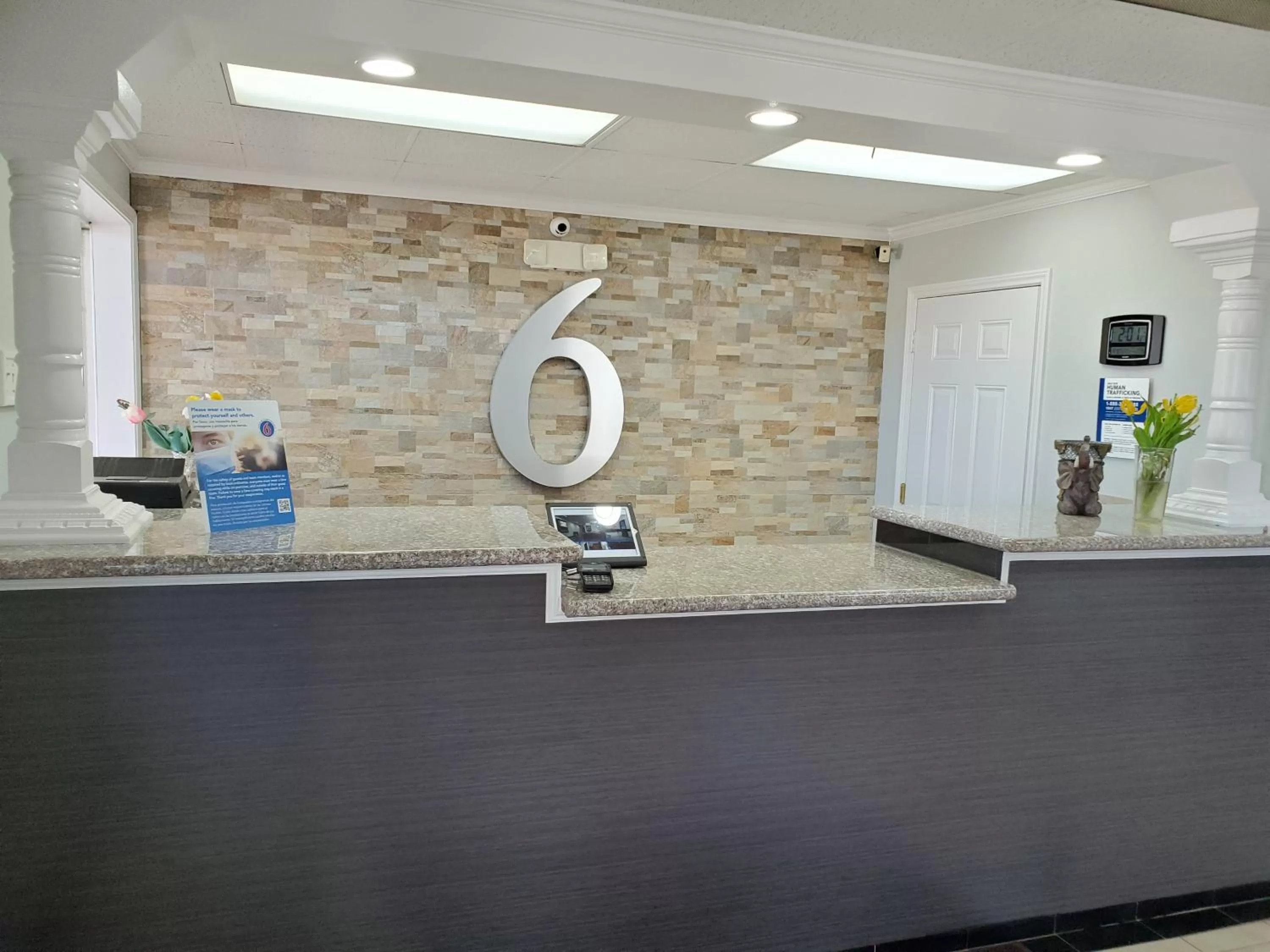 Lobby or reception in Motel 6 Shamrock TX