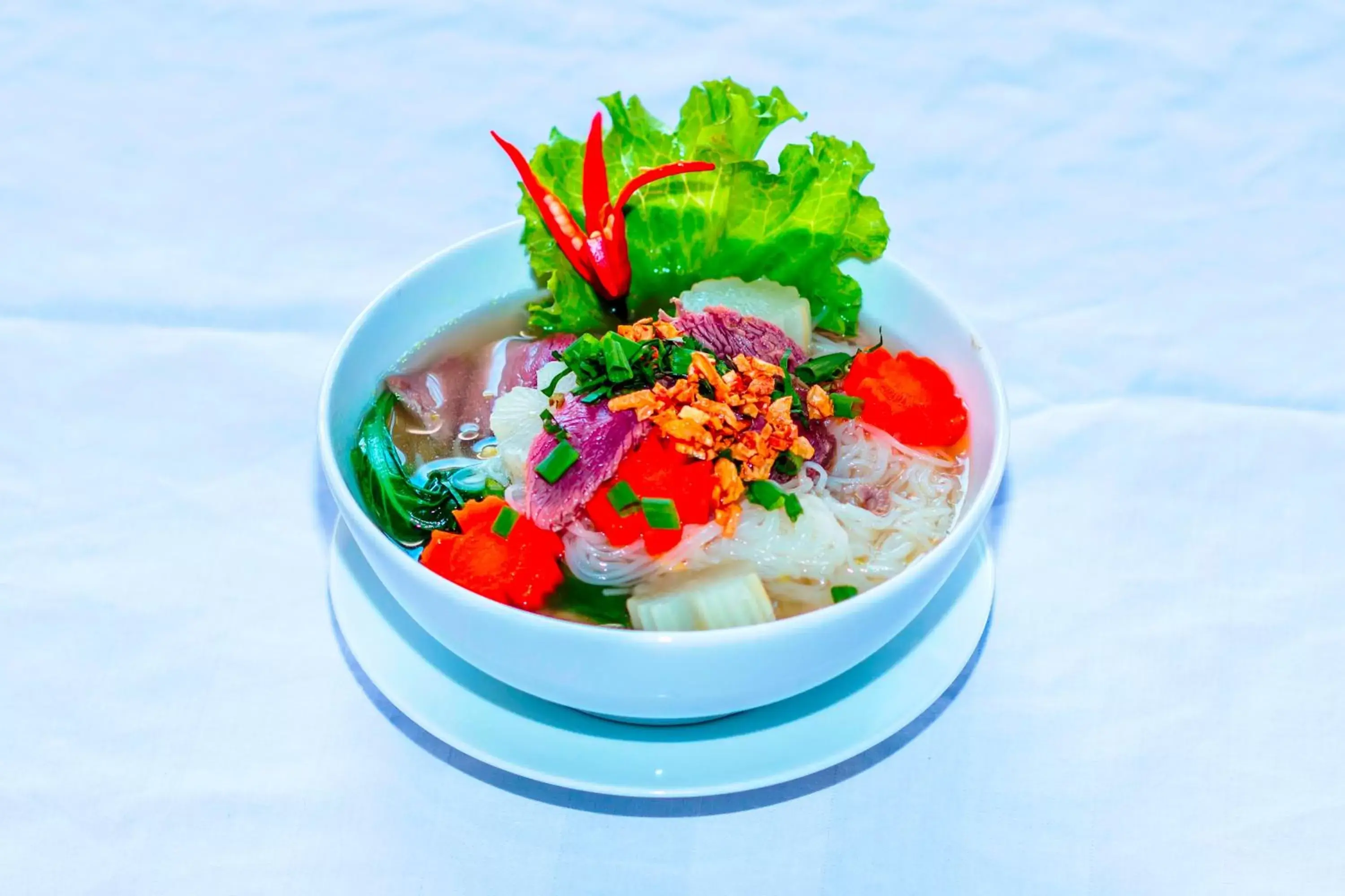 Asian breakfast in BayStone Resort Asian breakfast in BayStone Resort