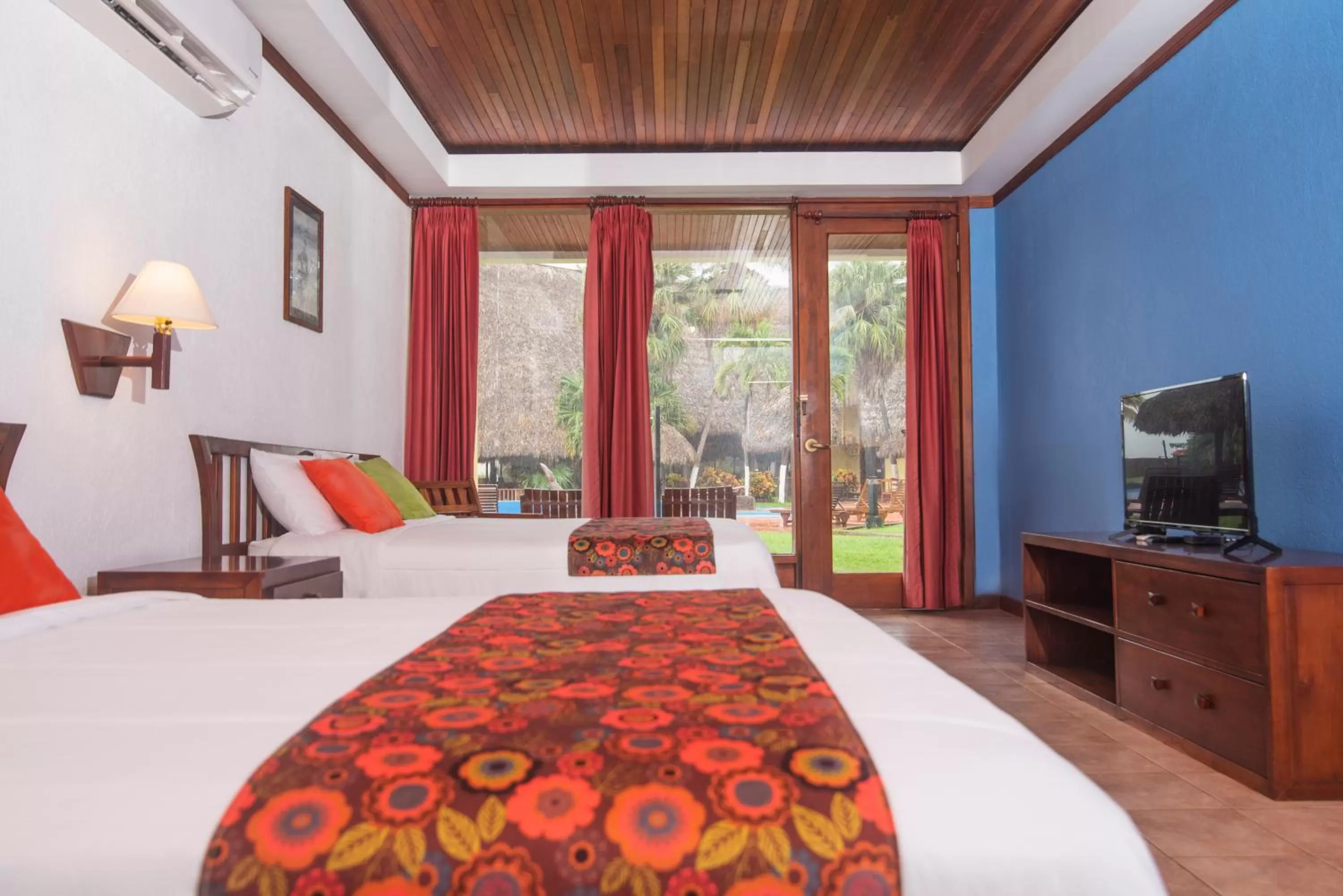 Property building, Bed in Nandel Beach Resort