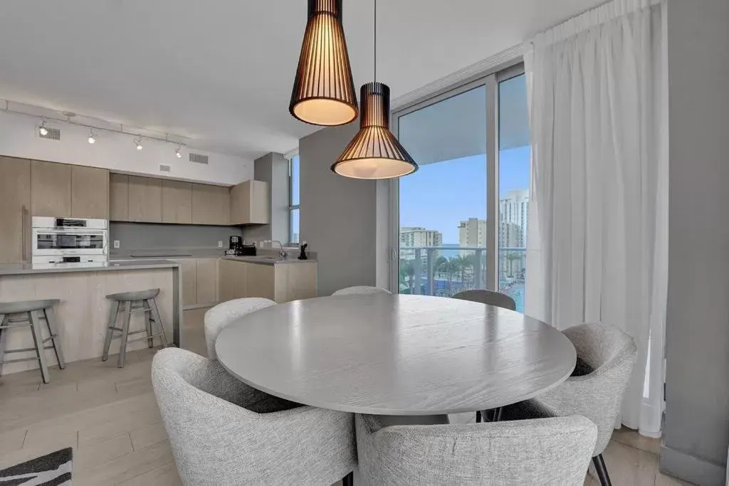 Dining Area in Amazing Apartments at H Beach House