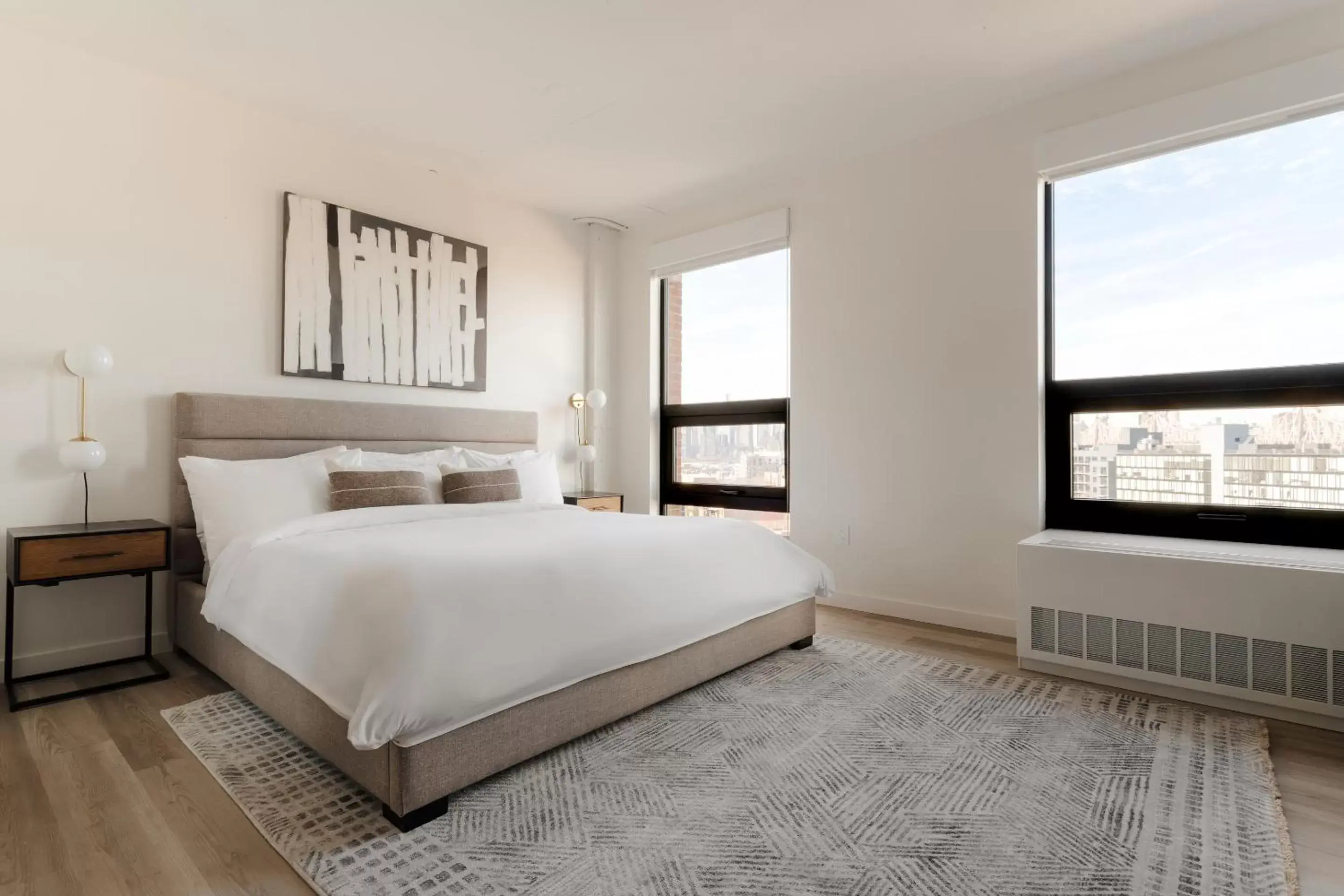 Living room, Bed in Sonder Court Square