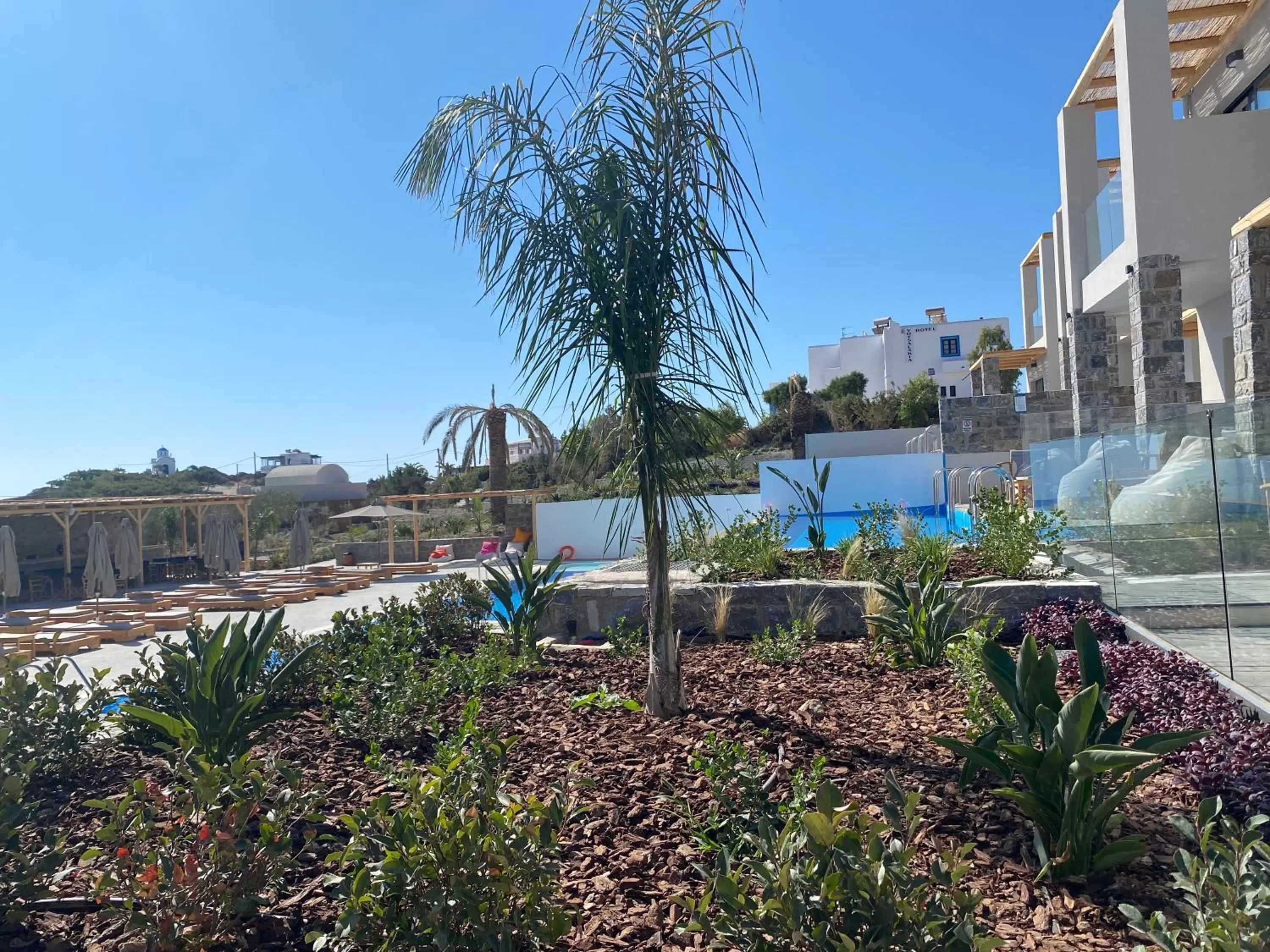 Garden view in Helios Beach Hotel & Bungalows