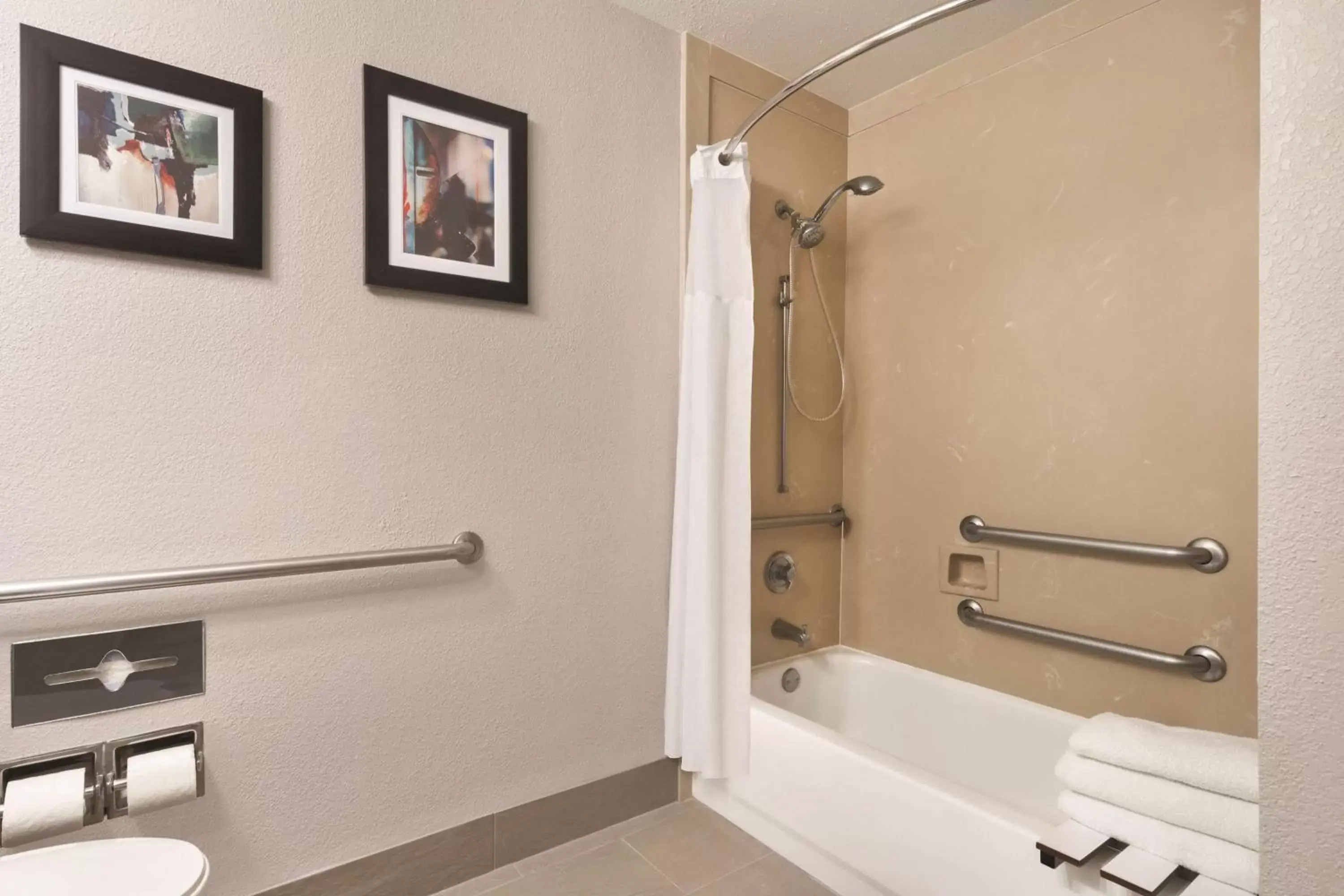 Bathroom in Comfort Suites Shenandoah-The Woodlands