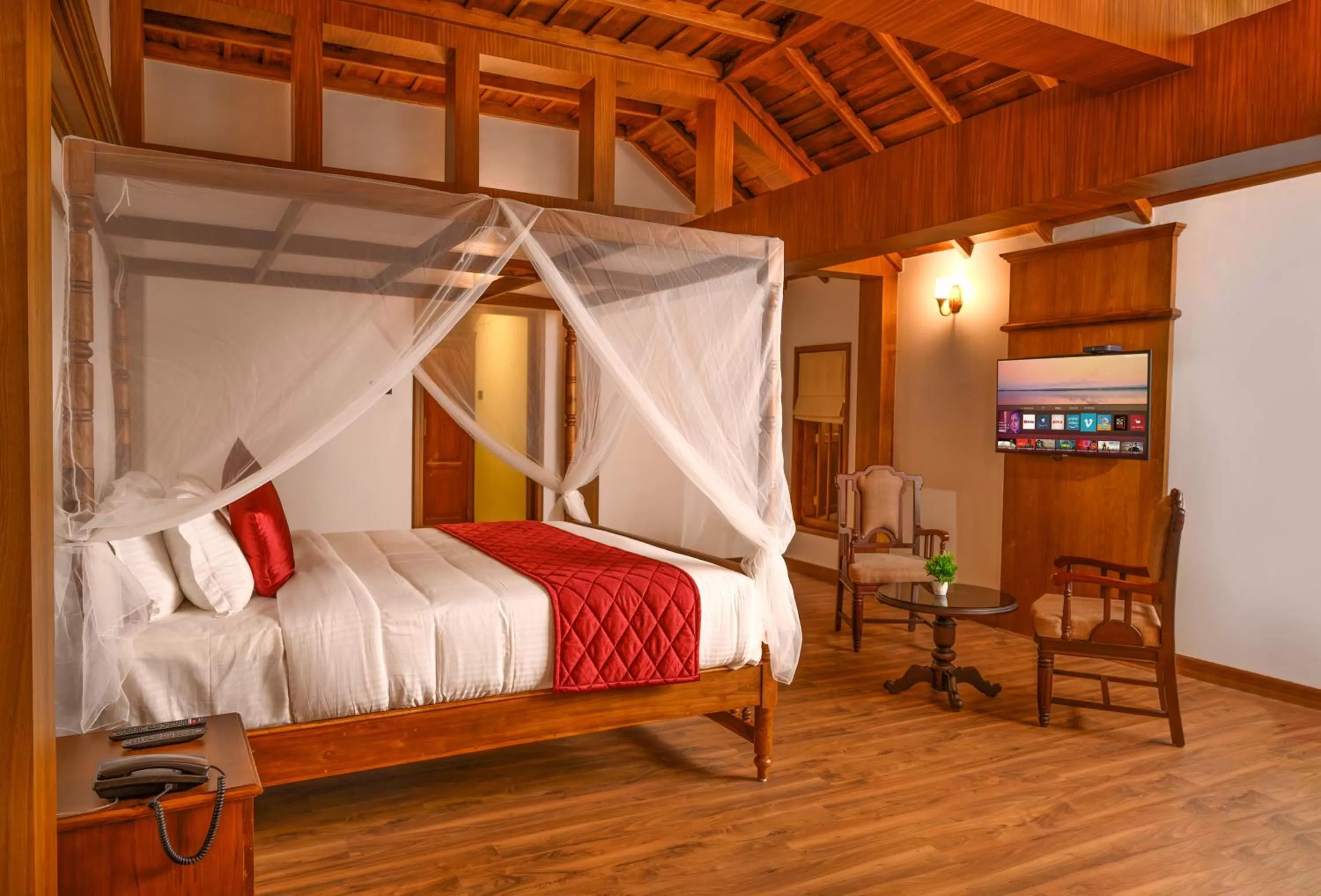 Bed in Surya Heritage Hotels