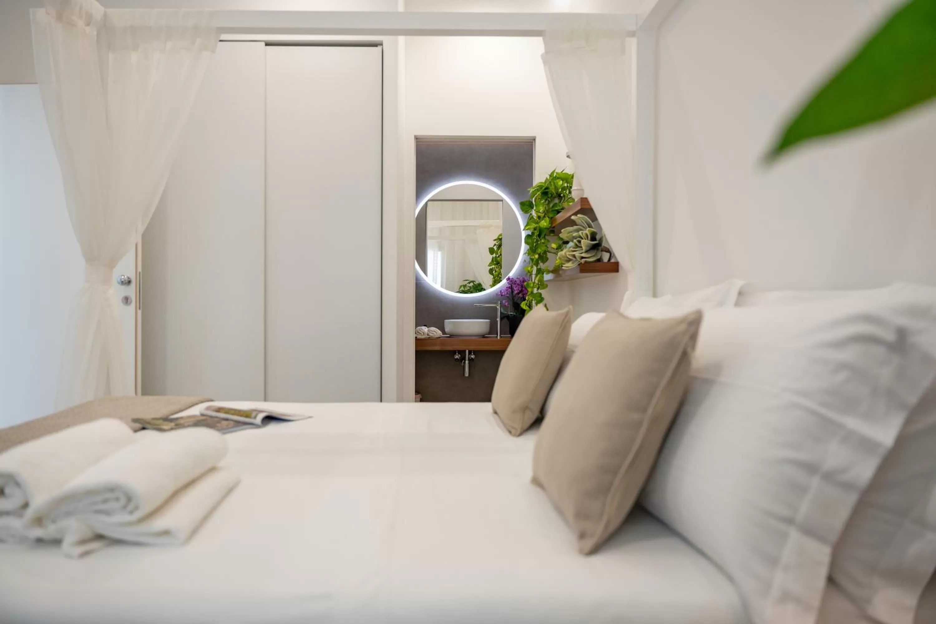 Bed in Daline Holiday Rooms