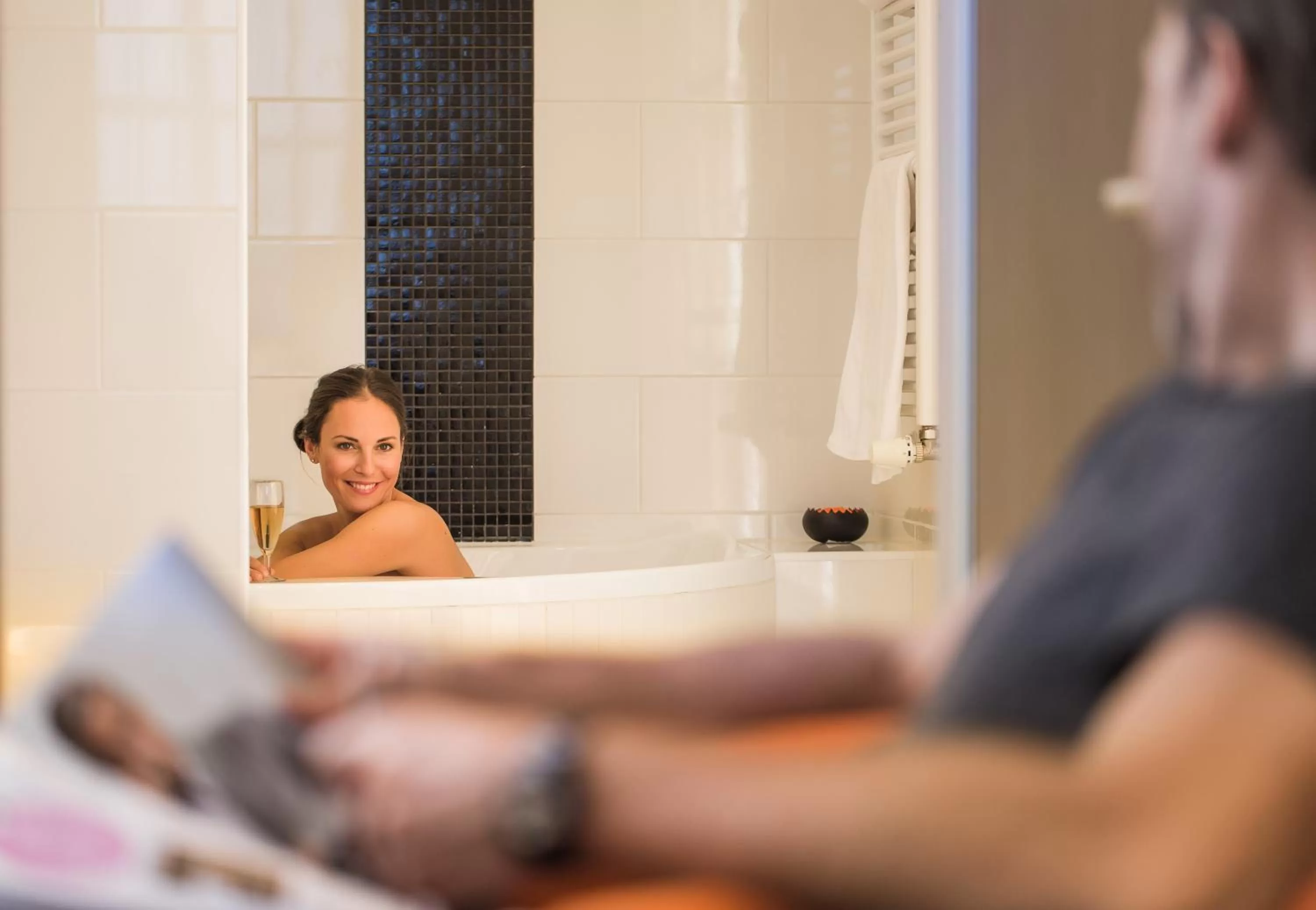 Bathroom in Gotthard Therme Hotel & Conference