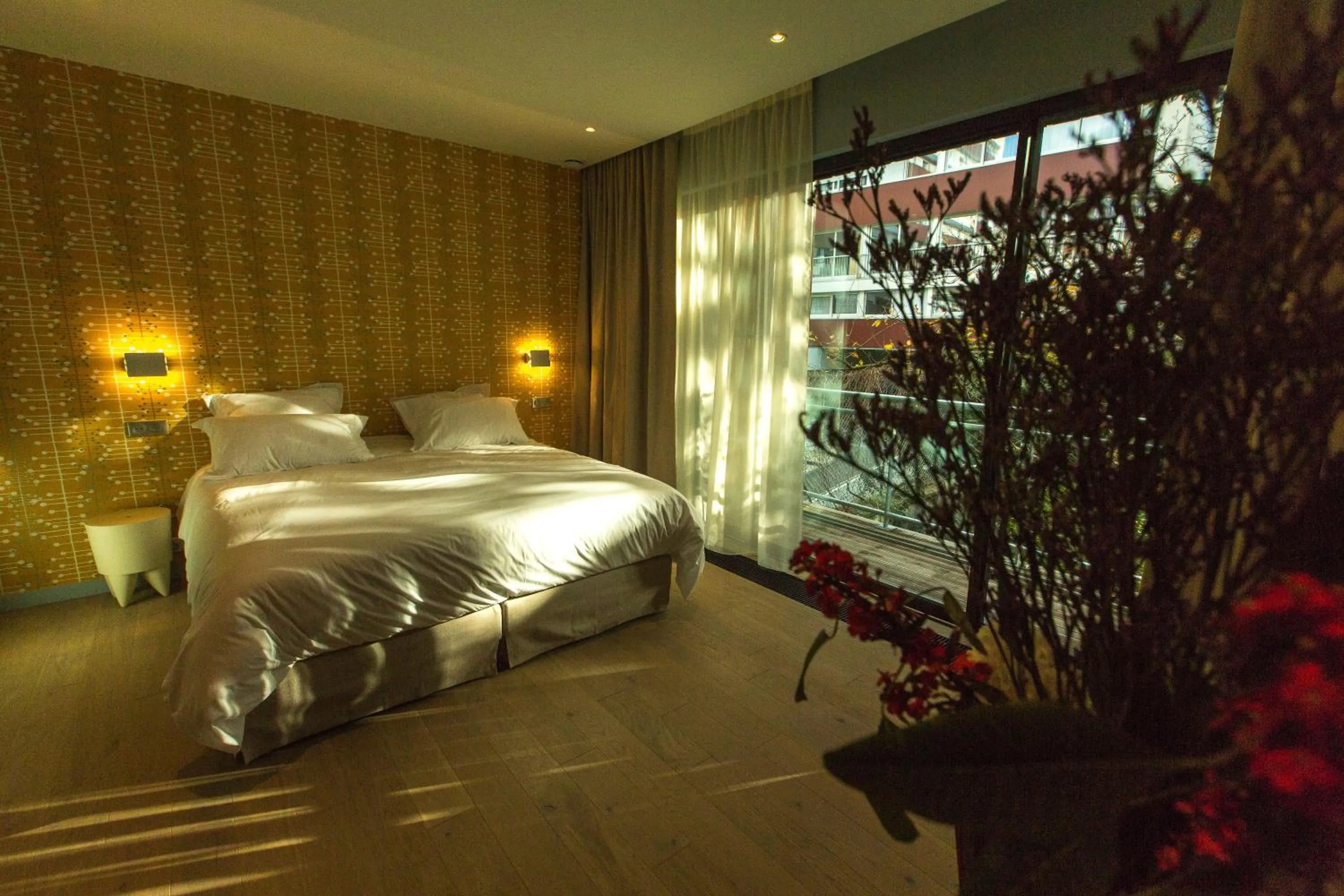 Bedroom, Bed in Eden Lodge Paris