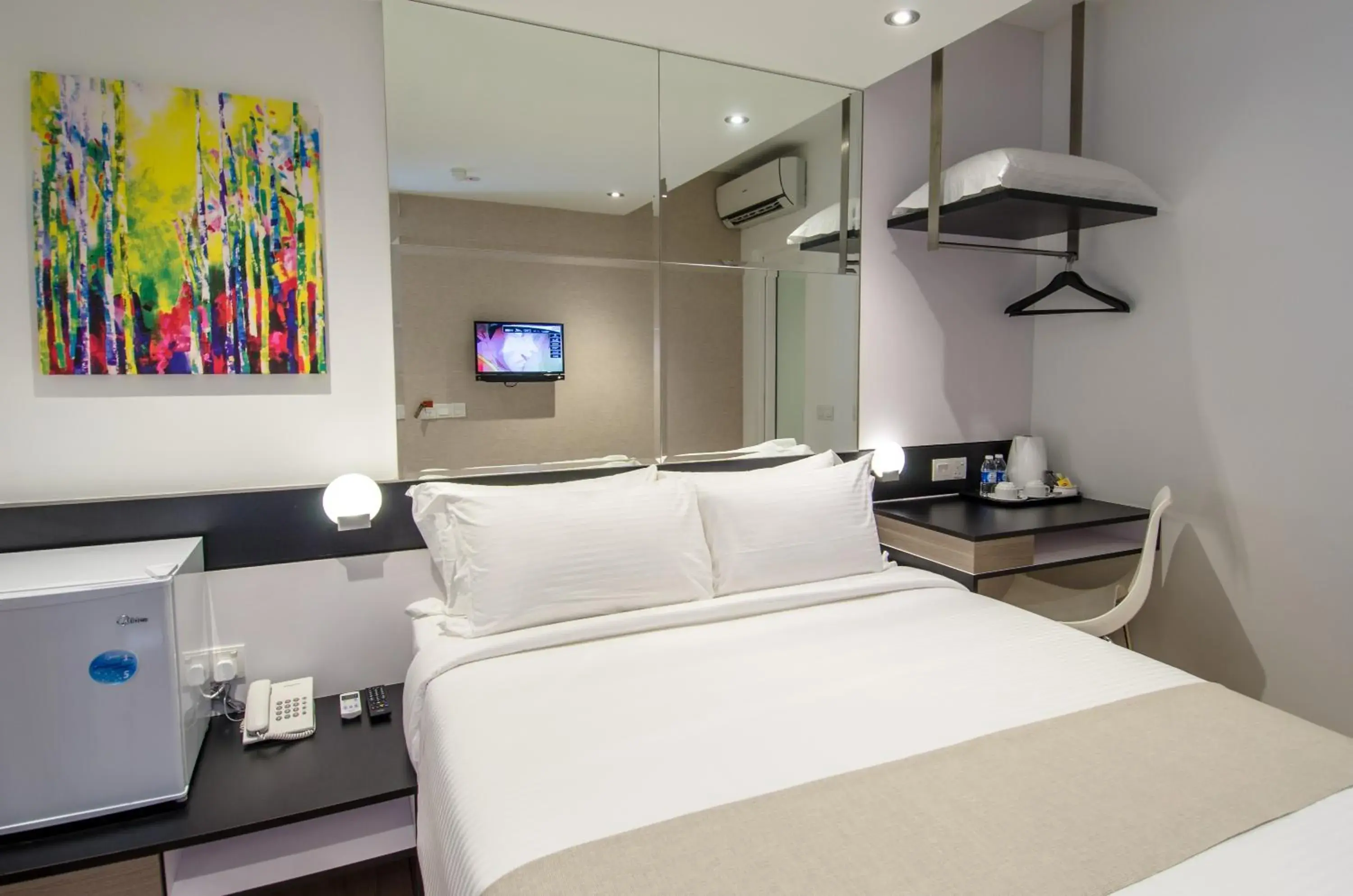 Bed in 12FLY Hotel Kuala Lumpur