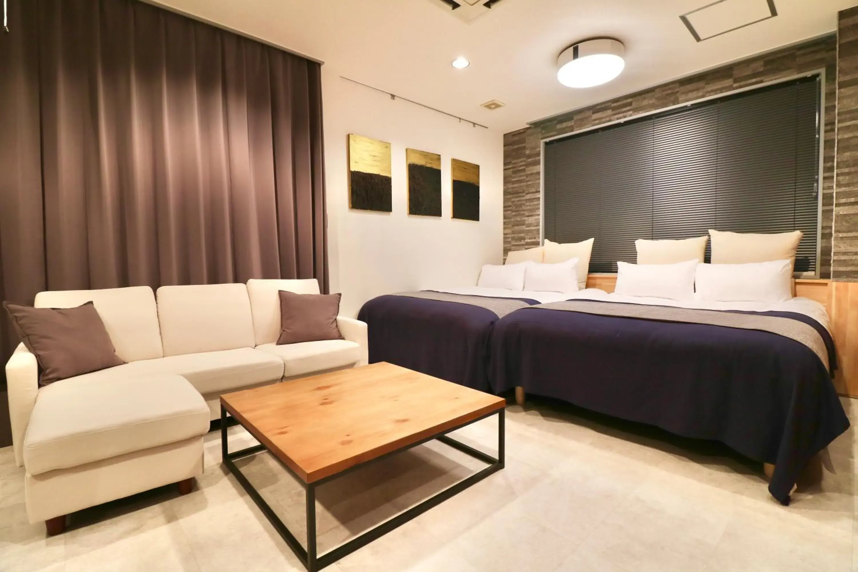 Bed in TAKETO STAY TERRACE ONE