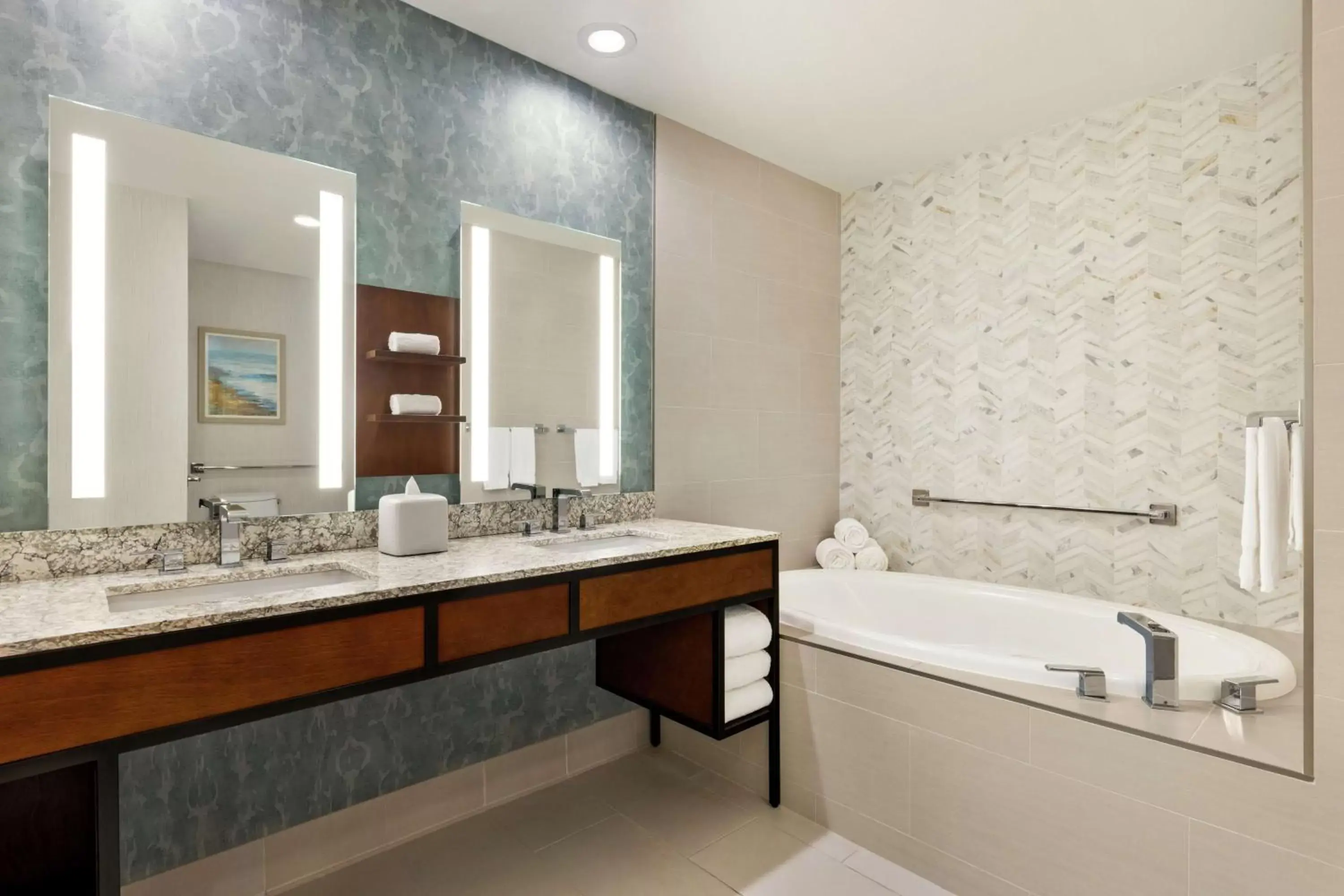 Bathroom in Hilton Garden Inn Carlsbad Beach