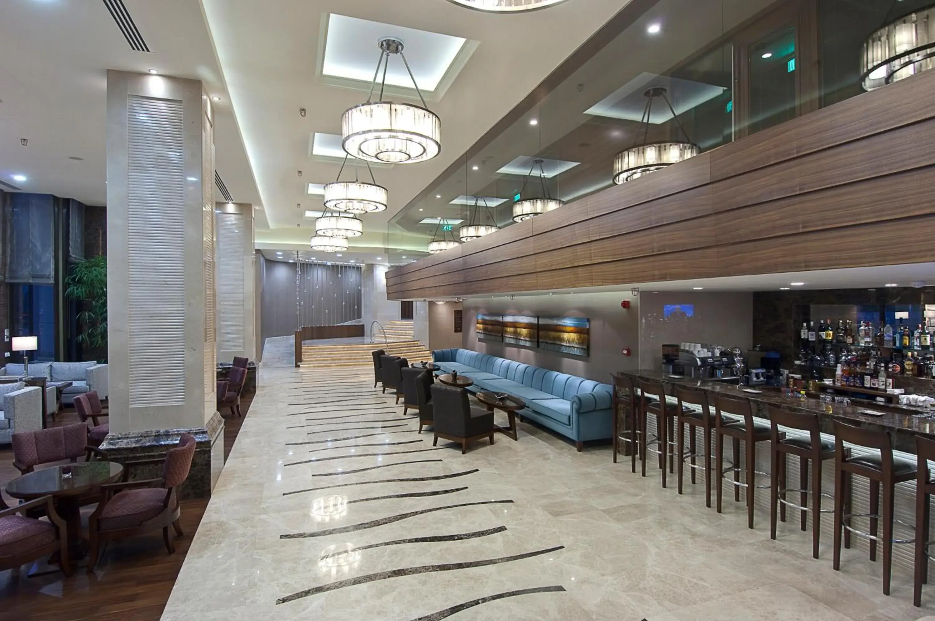 Lounge or bar, Restaurant/Places to Eat in Marigold Thermal & Spa Hotel Bursa