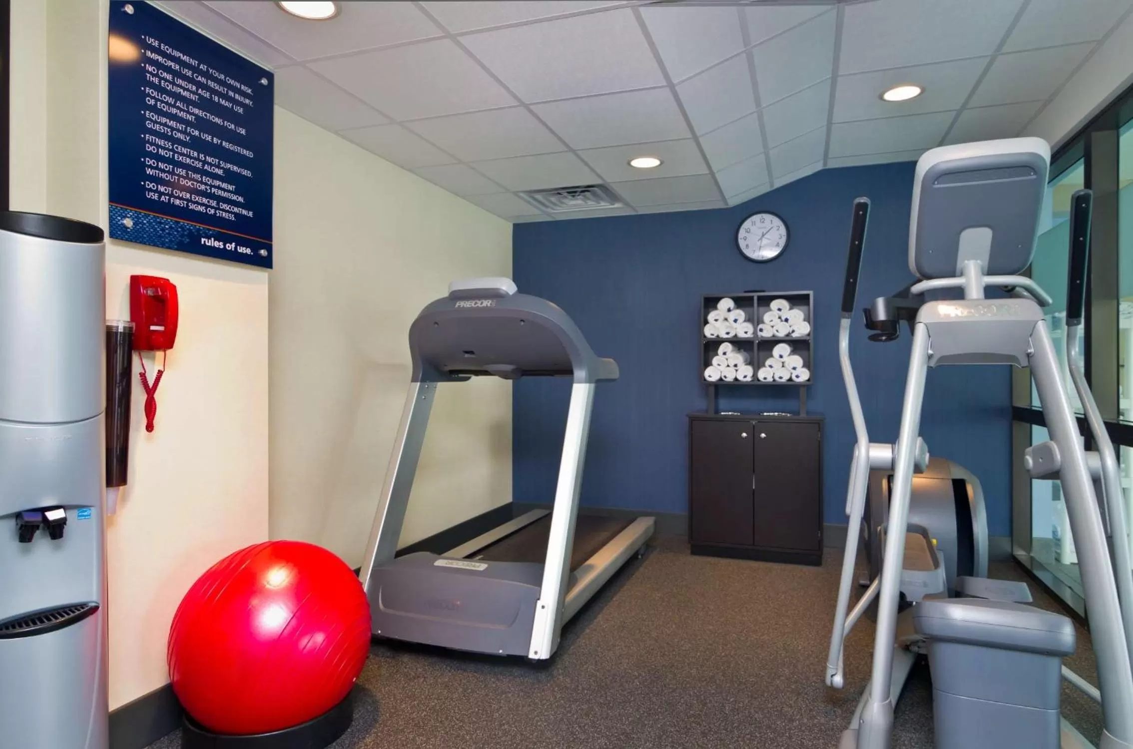 Fitness centre/facilities in Hampton Inn Wooster