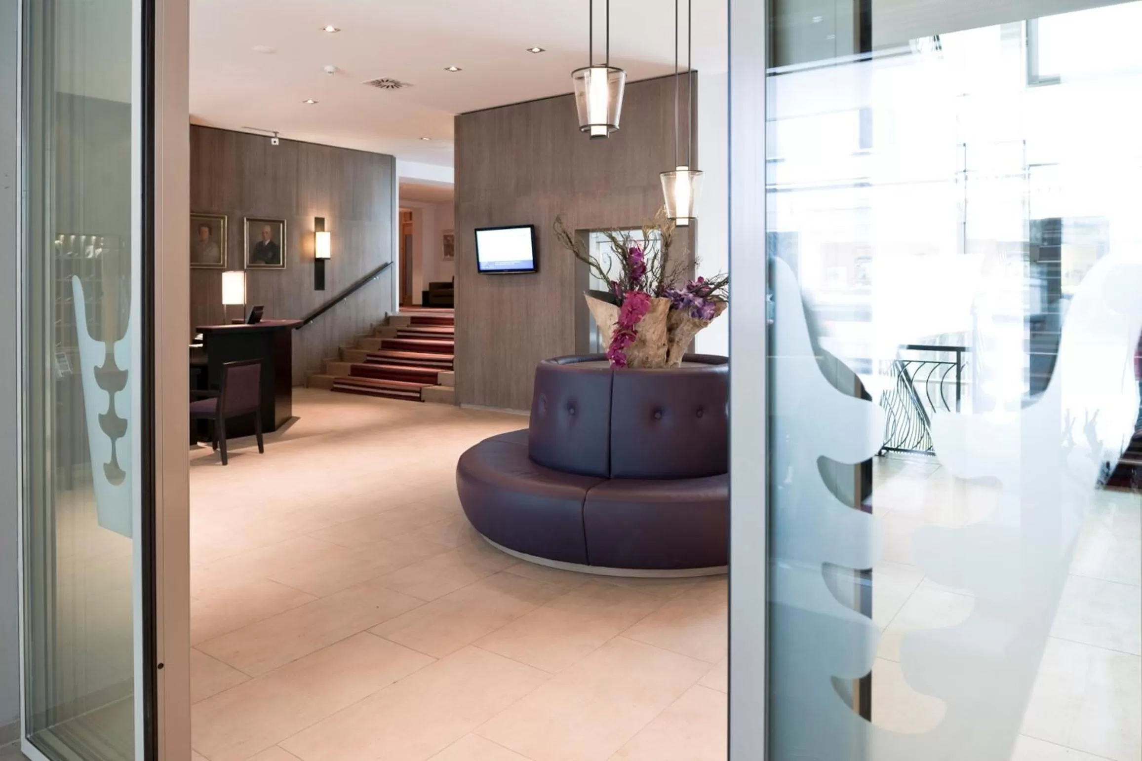 Lobby or reception in Morosani Schweizerhof