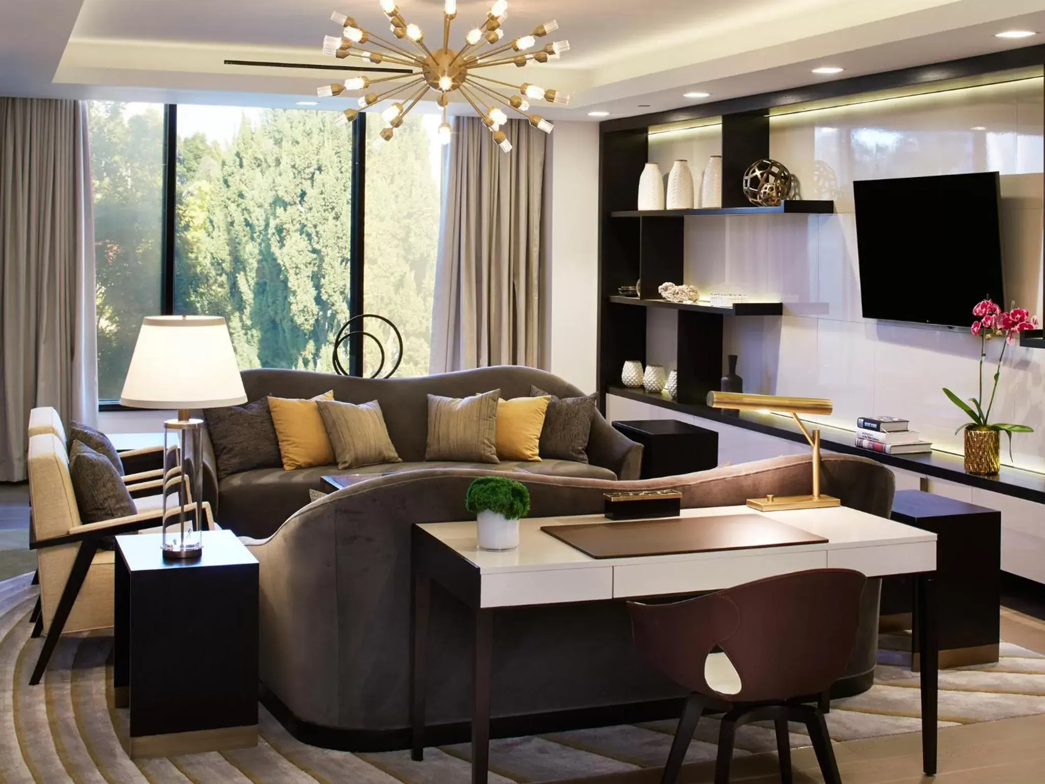 Living room, Seating Area in The London West Hollywood at Beverly Hills