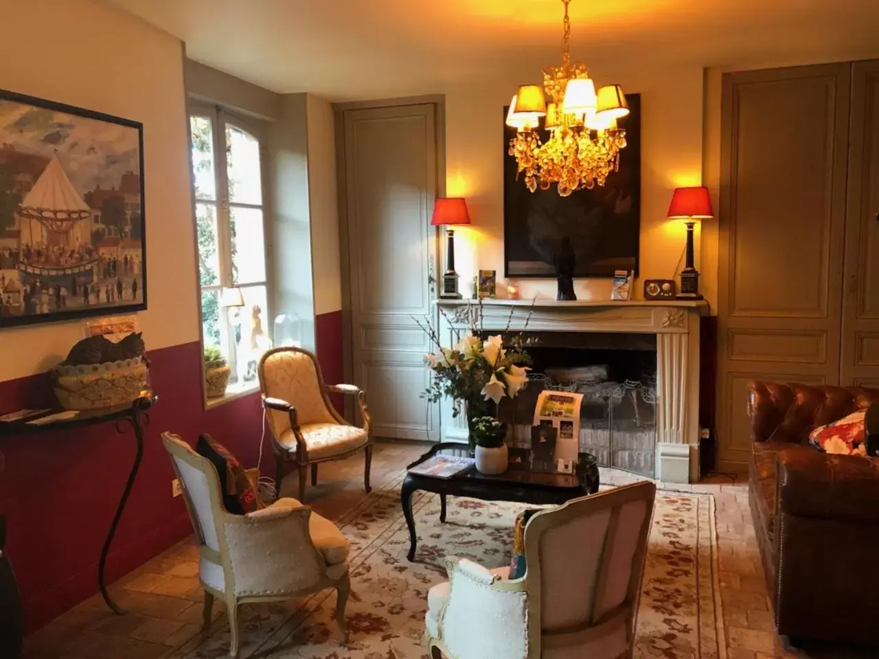 Seating Area in La Cour Sainte Catherine demeure de charme