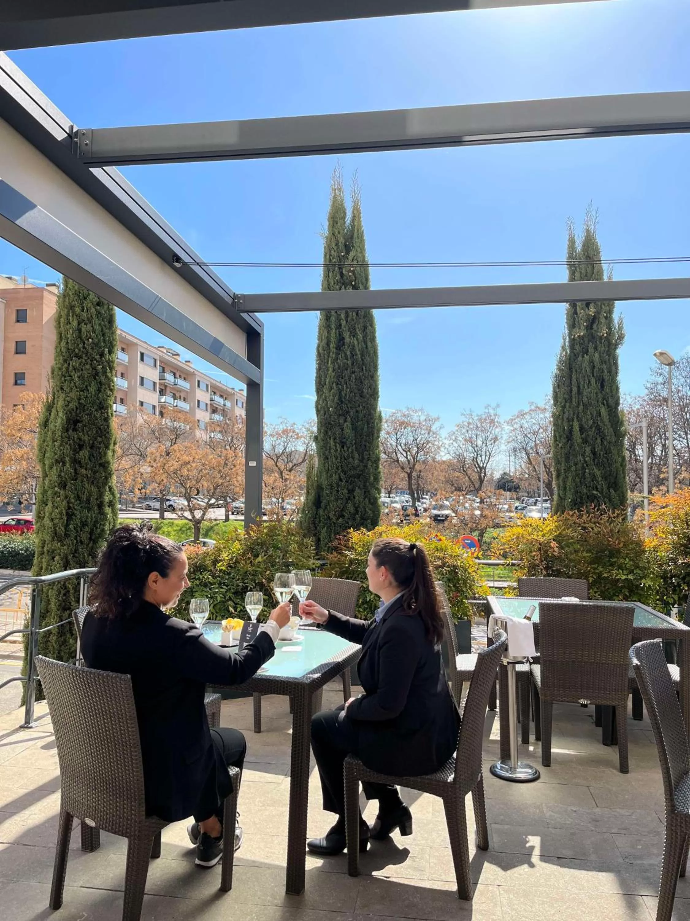Balcony/Terrace in Best Western Premier CMC Girona