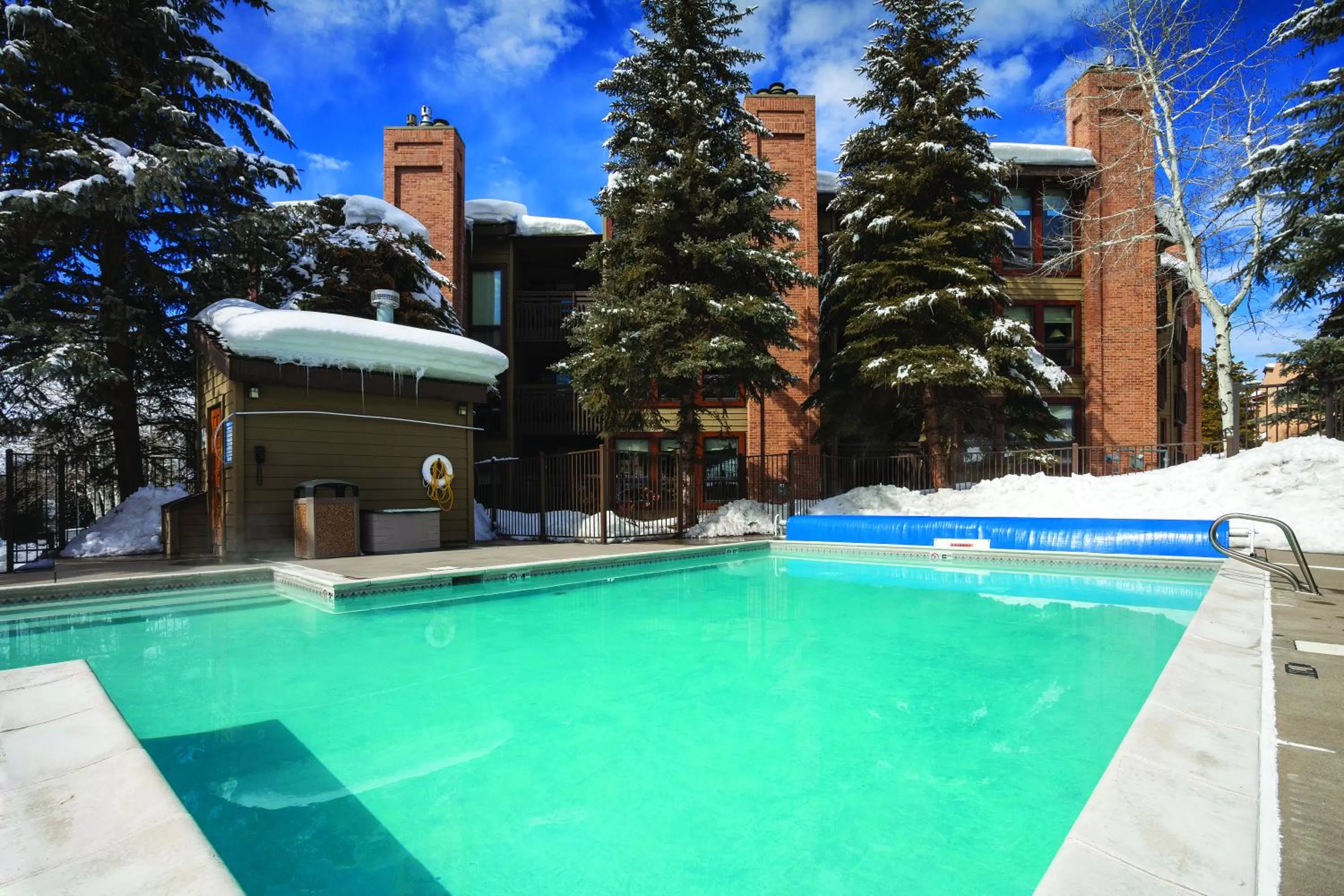 Winter, Swimming Pool in The Lodge at Steamboat by Vacasa