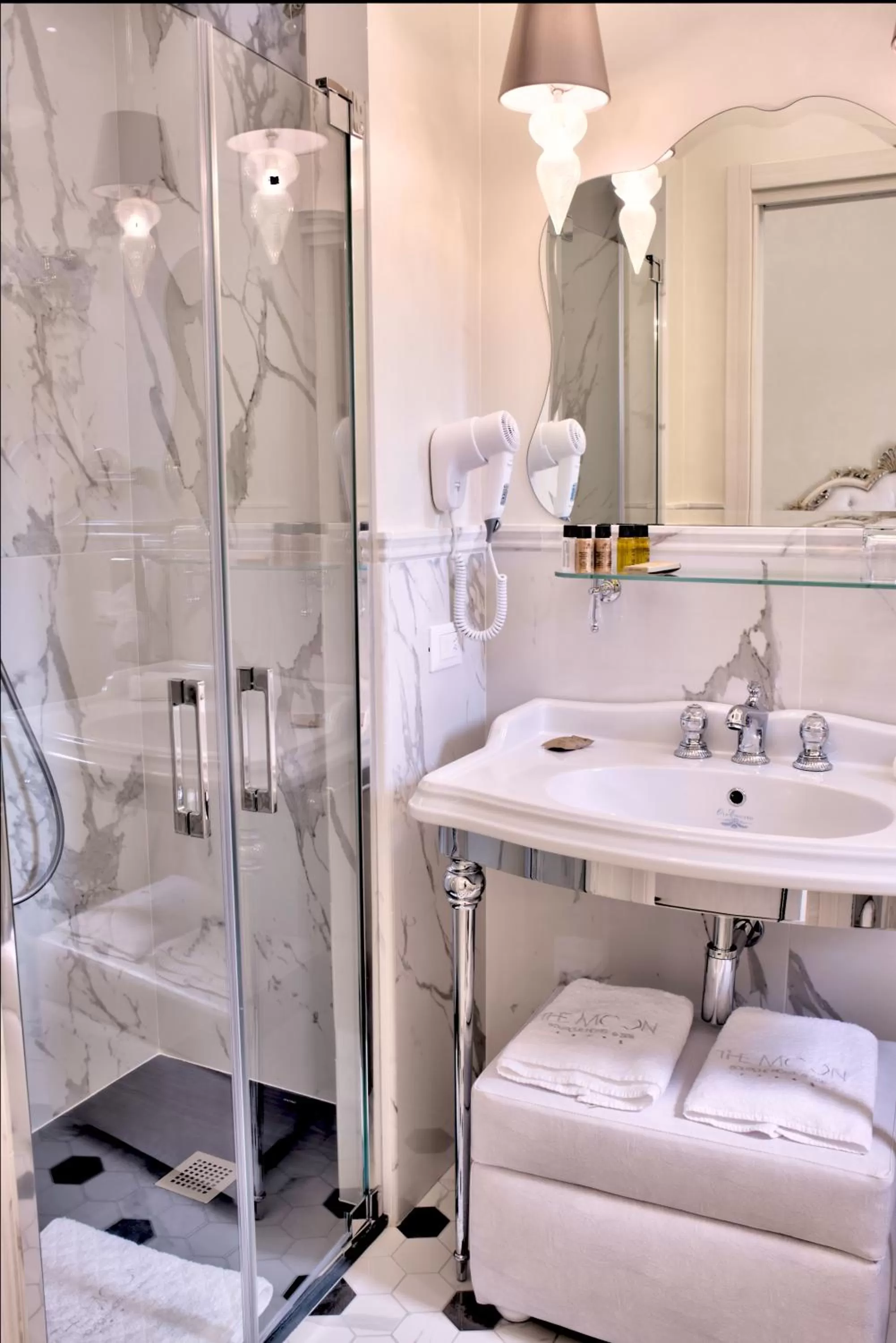 Shower in The Moon Boutique Hotel & Spa