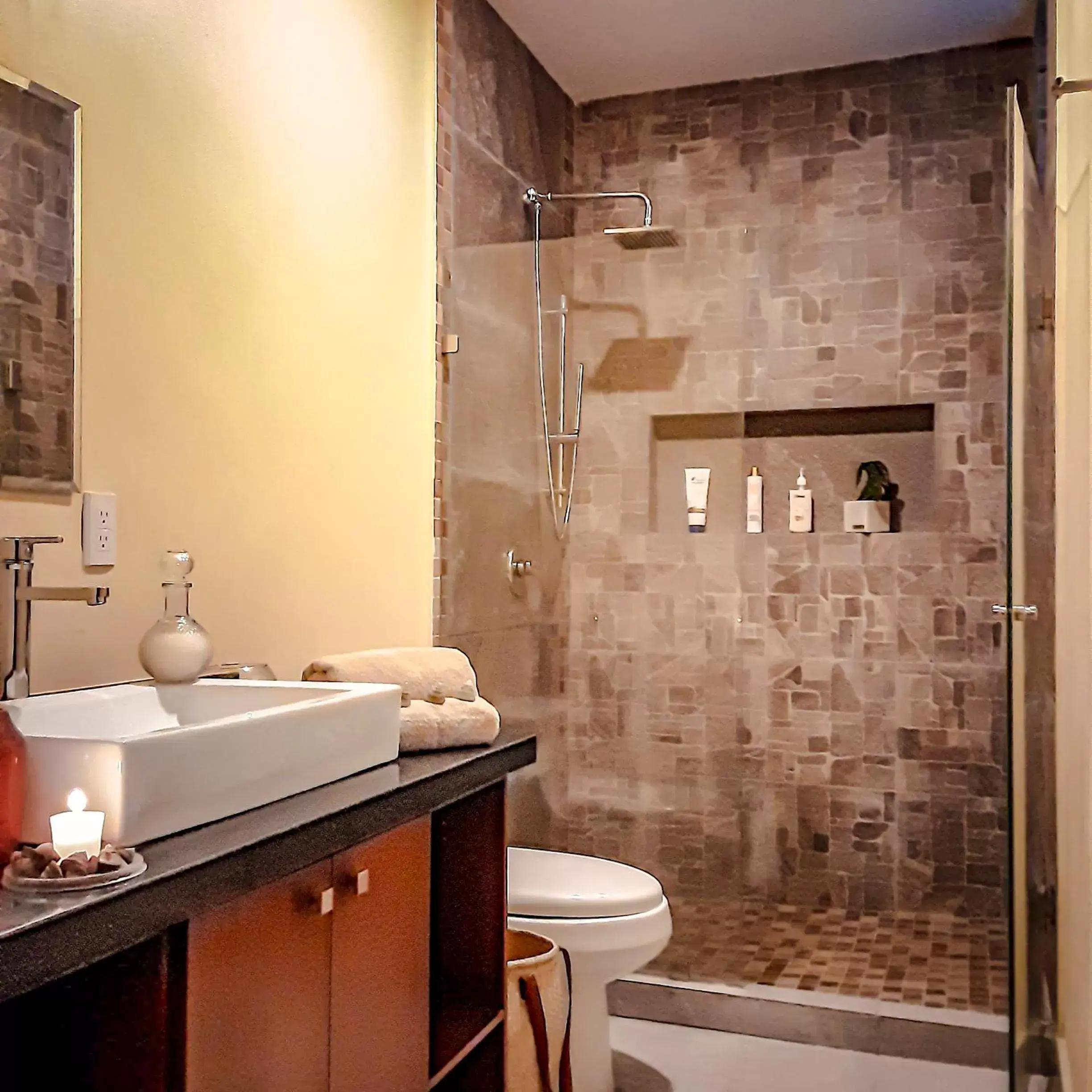Shower, Bathroom in Naajal Tulum Boutique Hotel - Magic & Jungle