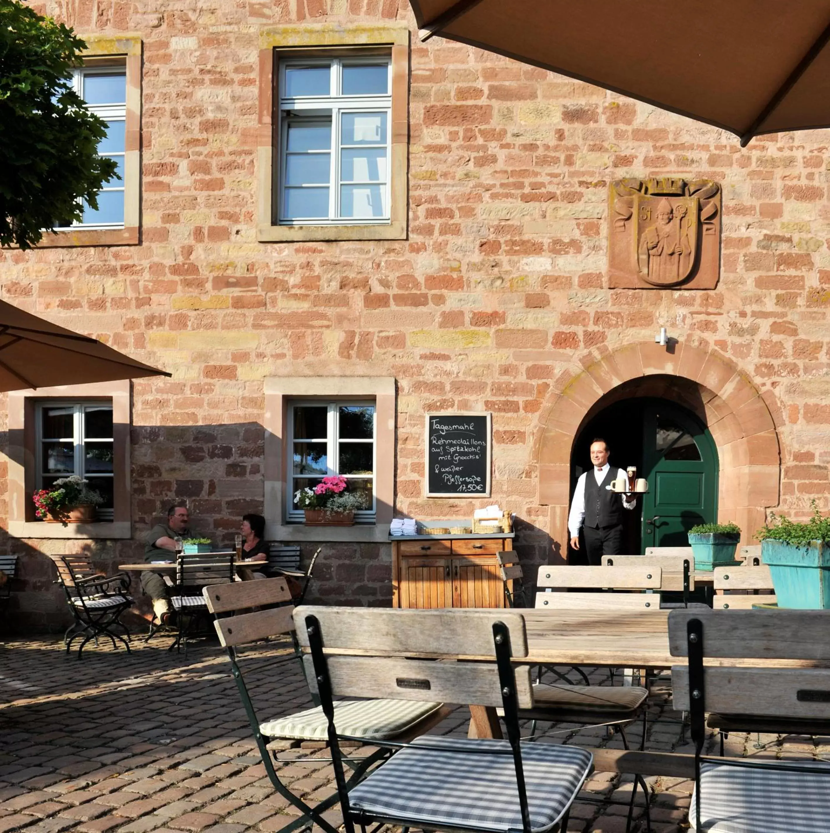 Facade/entrance in Kloster Hornbach