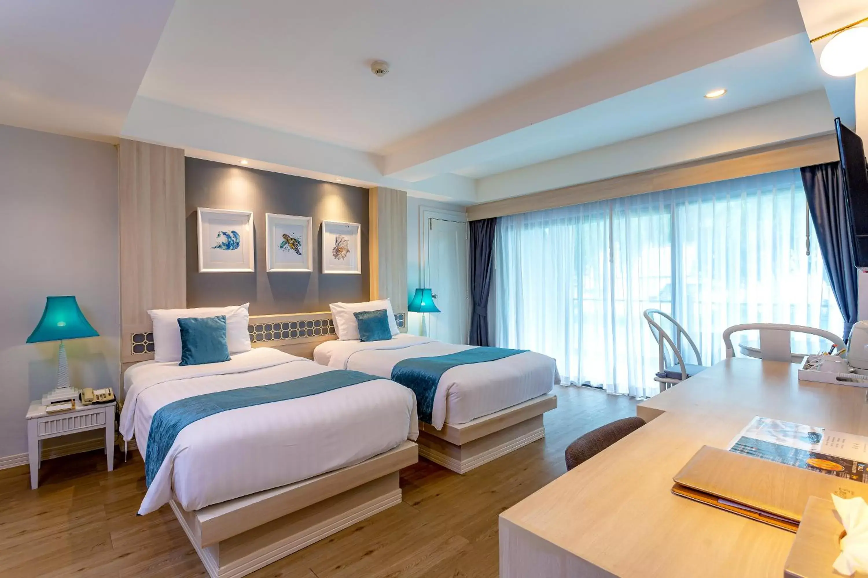 Bed in Khaolak Emerald Surf Beach Resort and Spa - SHA Extra Plus