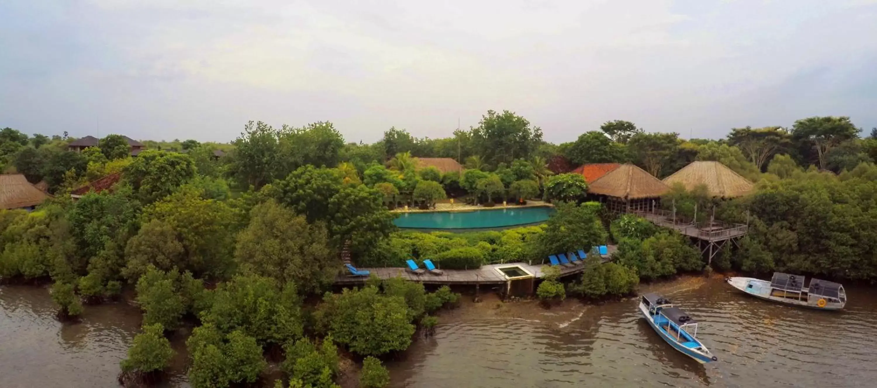 Bird's eye view in Naya Gawana Resort & Spa Bird's eye view in Naya Gawana Resort & Spa