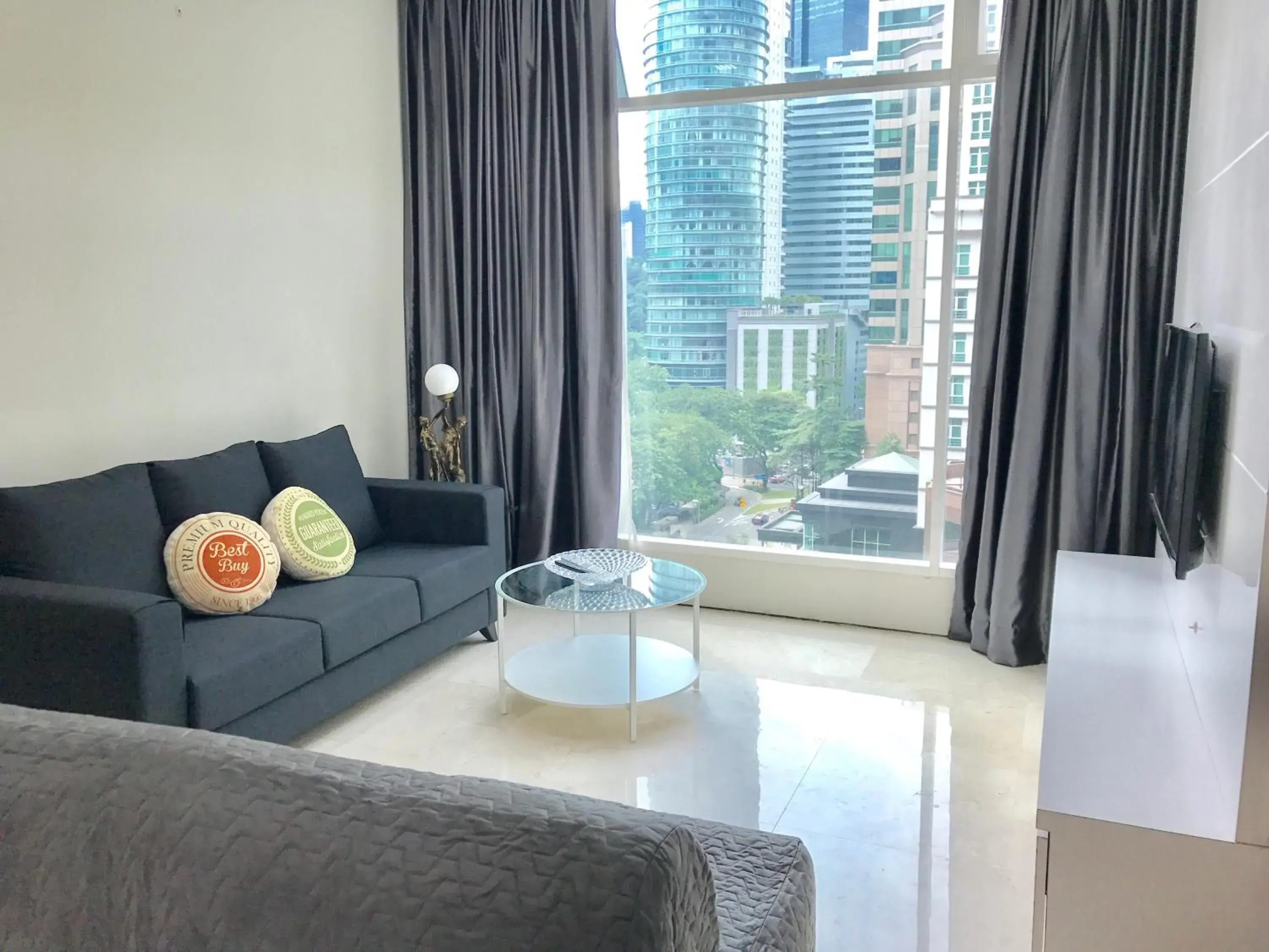 Seating Area in Soho Suites KLCC by the Betty Roux