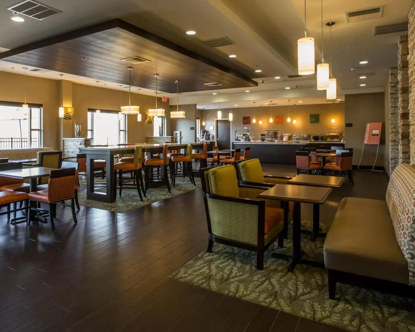 Lobby or reception, Restaurant/Places to Eat in Comfort Inn Sylva - Cullowhee