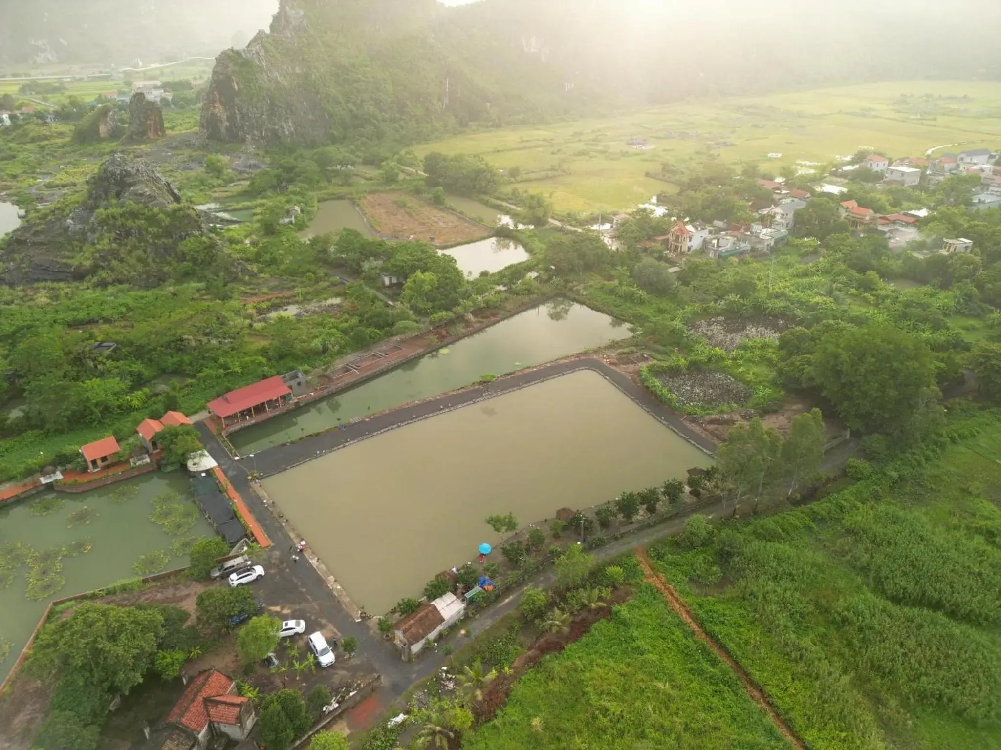 Natural landscape, Bird's-eye View in Tam Coc Cat Luong Homestay