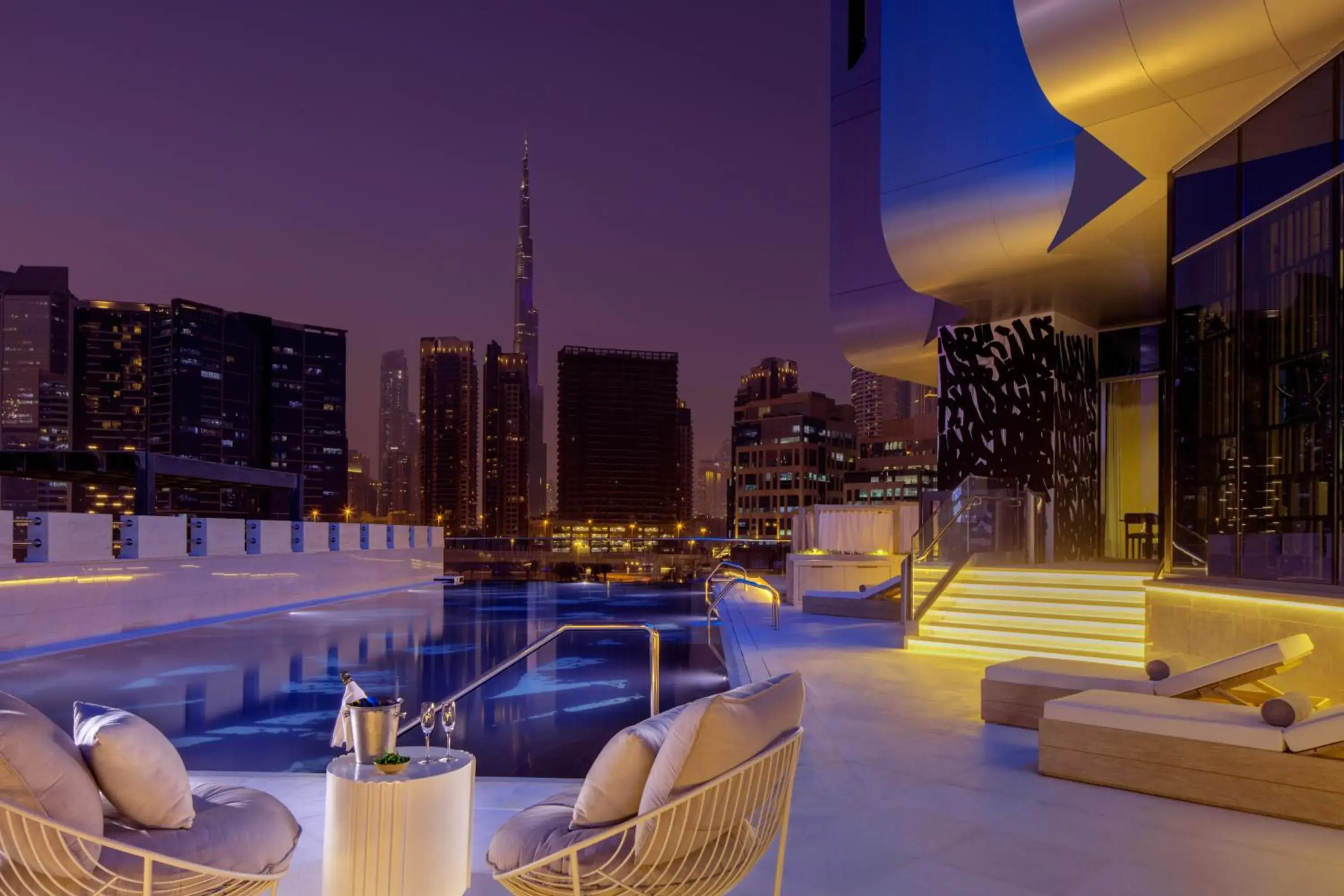Property building, Swimming Pool in Hyde Hotel Dubai