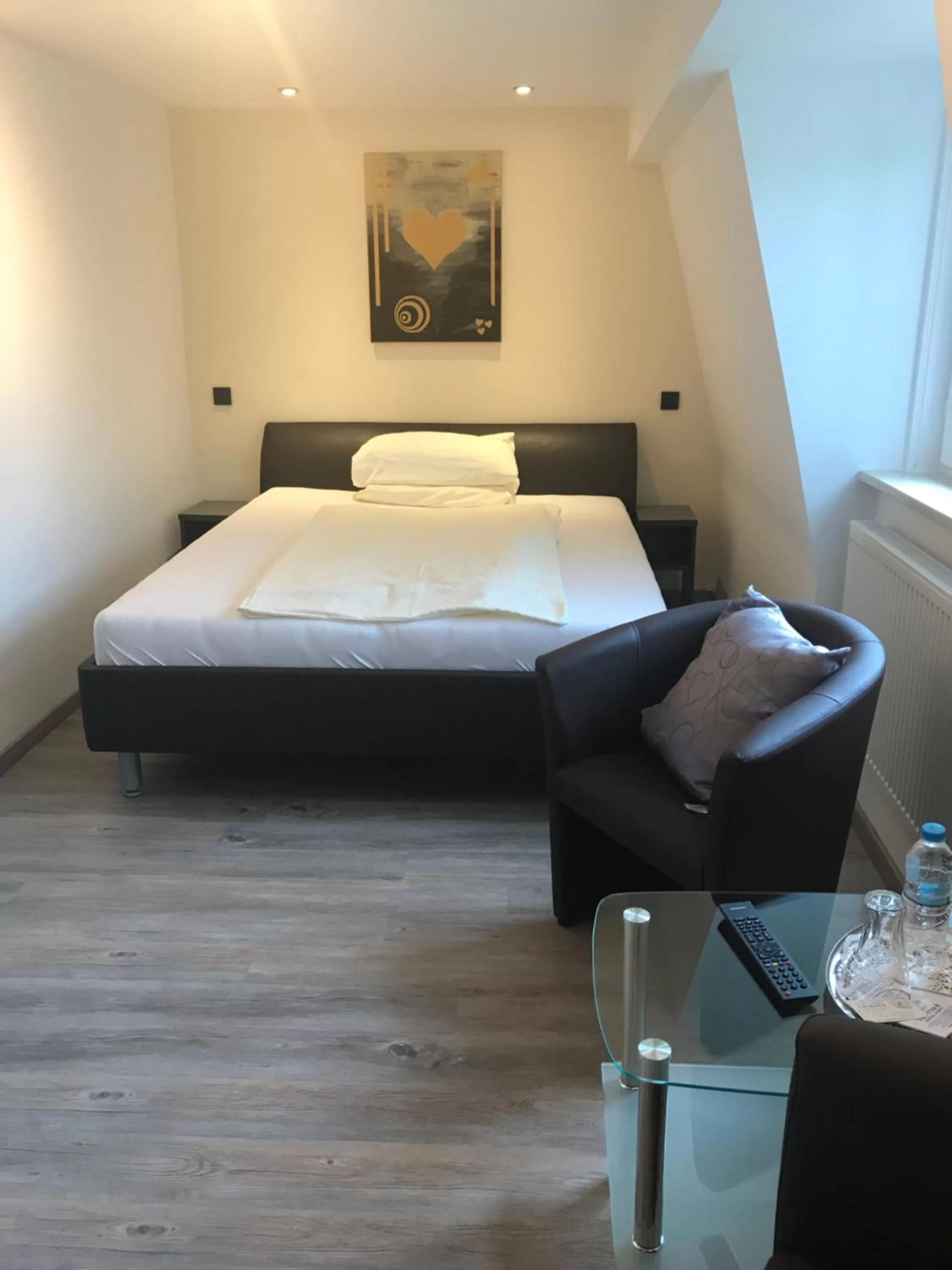 Bed in Hotel Friedrich