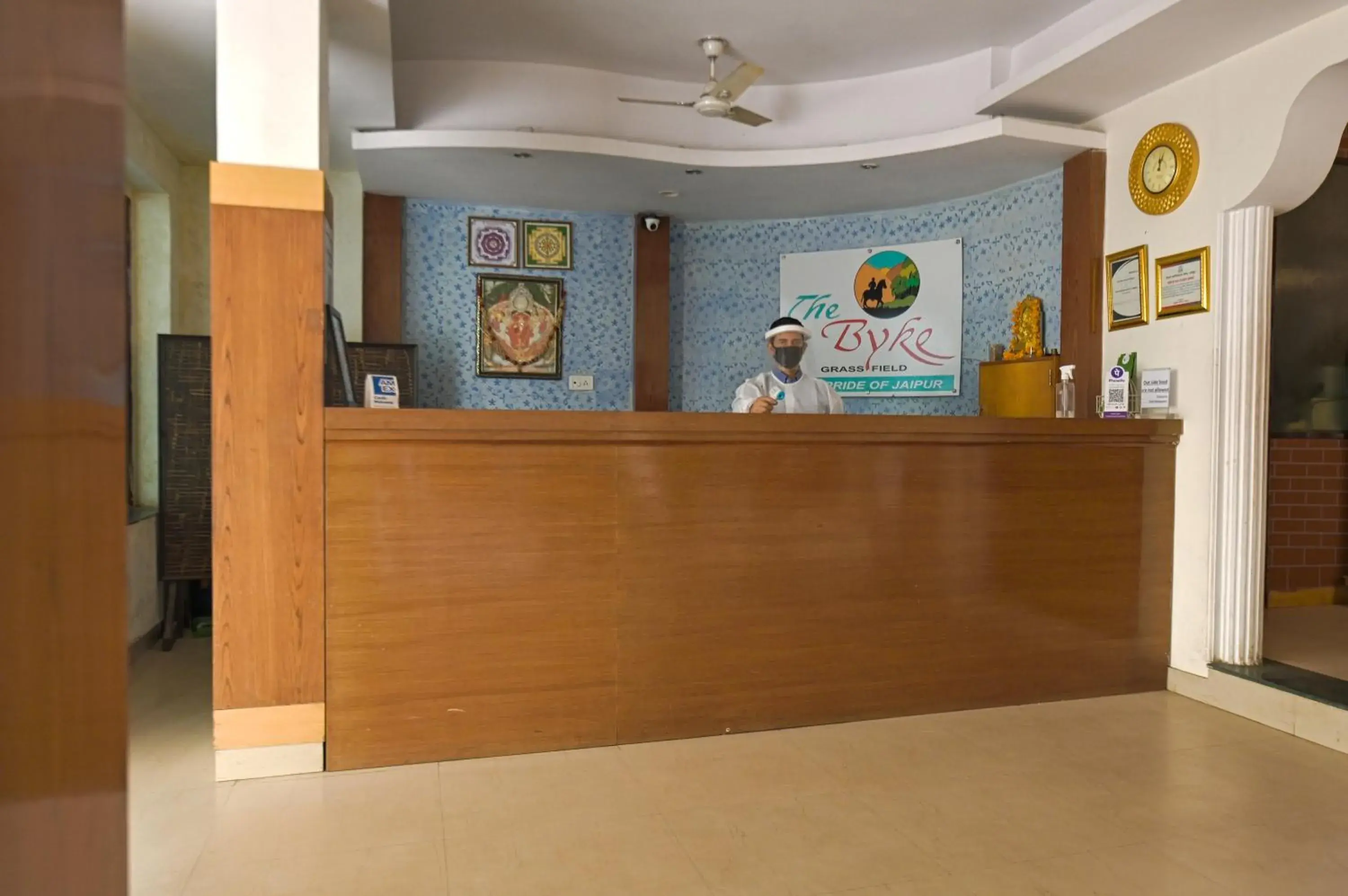 Lobby or reception in The Byke Grassfield Resort with Outdoor Pool, Shyam Nagar, Jaipur Lobby or reception in The Byke Grassfield Resort with Outdoor Pool, Shyam Nagar, Jaipur
