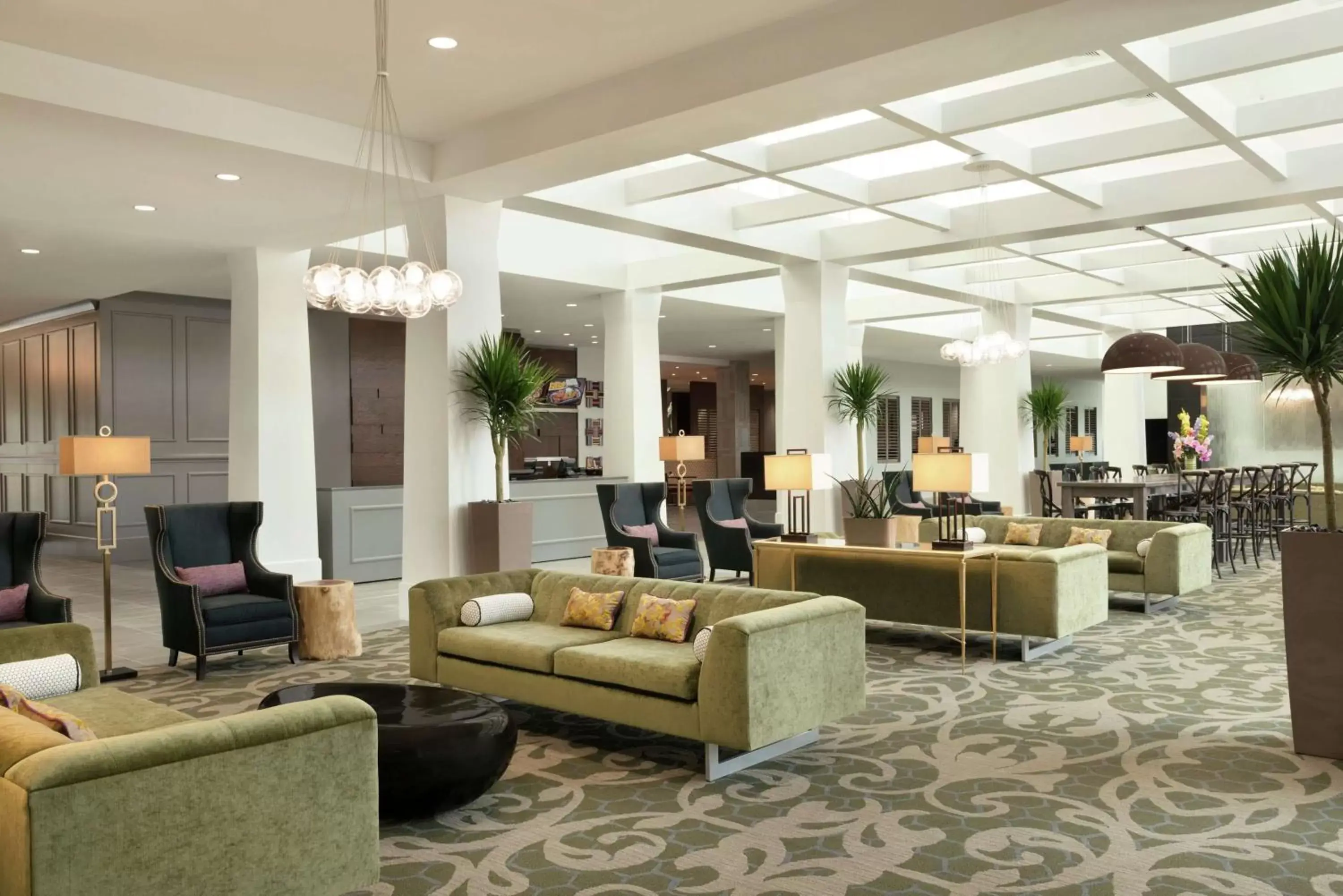 Lobby or reception in Embassy Suites Charlotte/Ayrsley