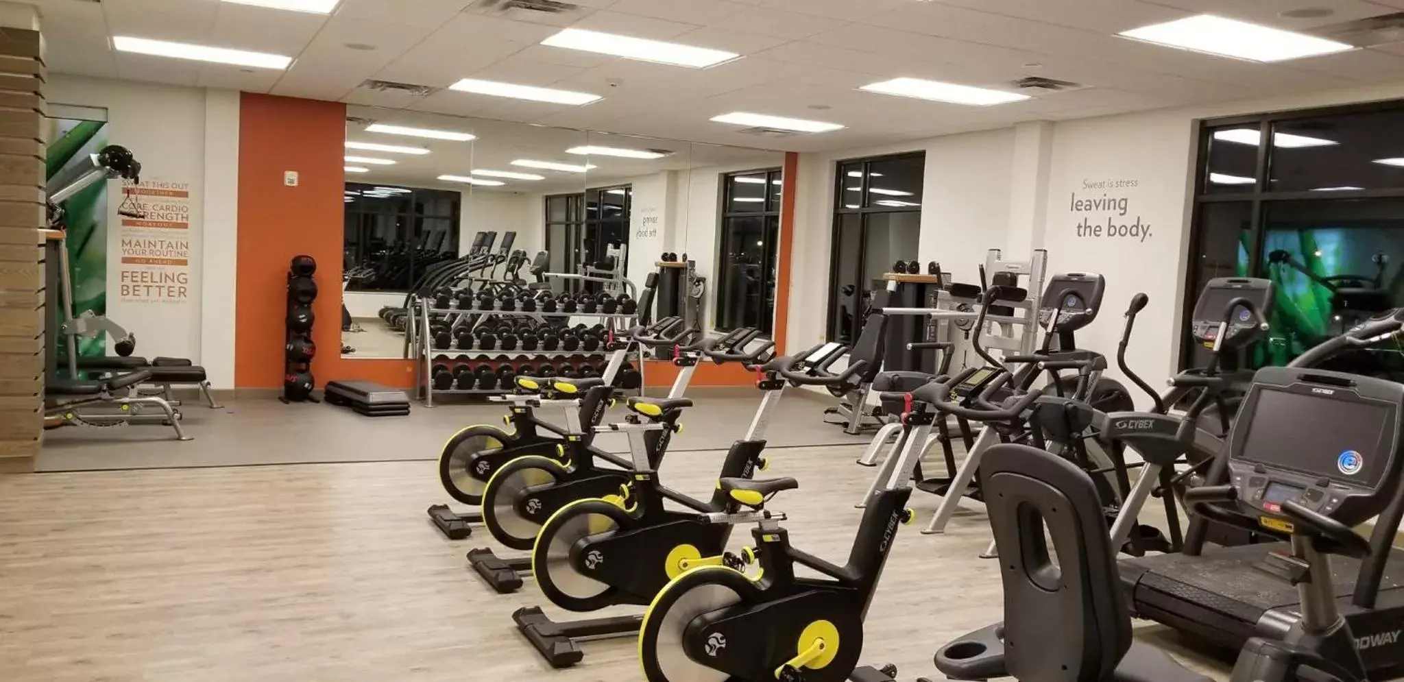 Fitness centre/facilities in EVEN Hotel Eugene by IHG Fitness centre/facilities in EVEN Hotel Eugene by IHG