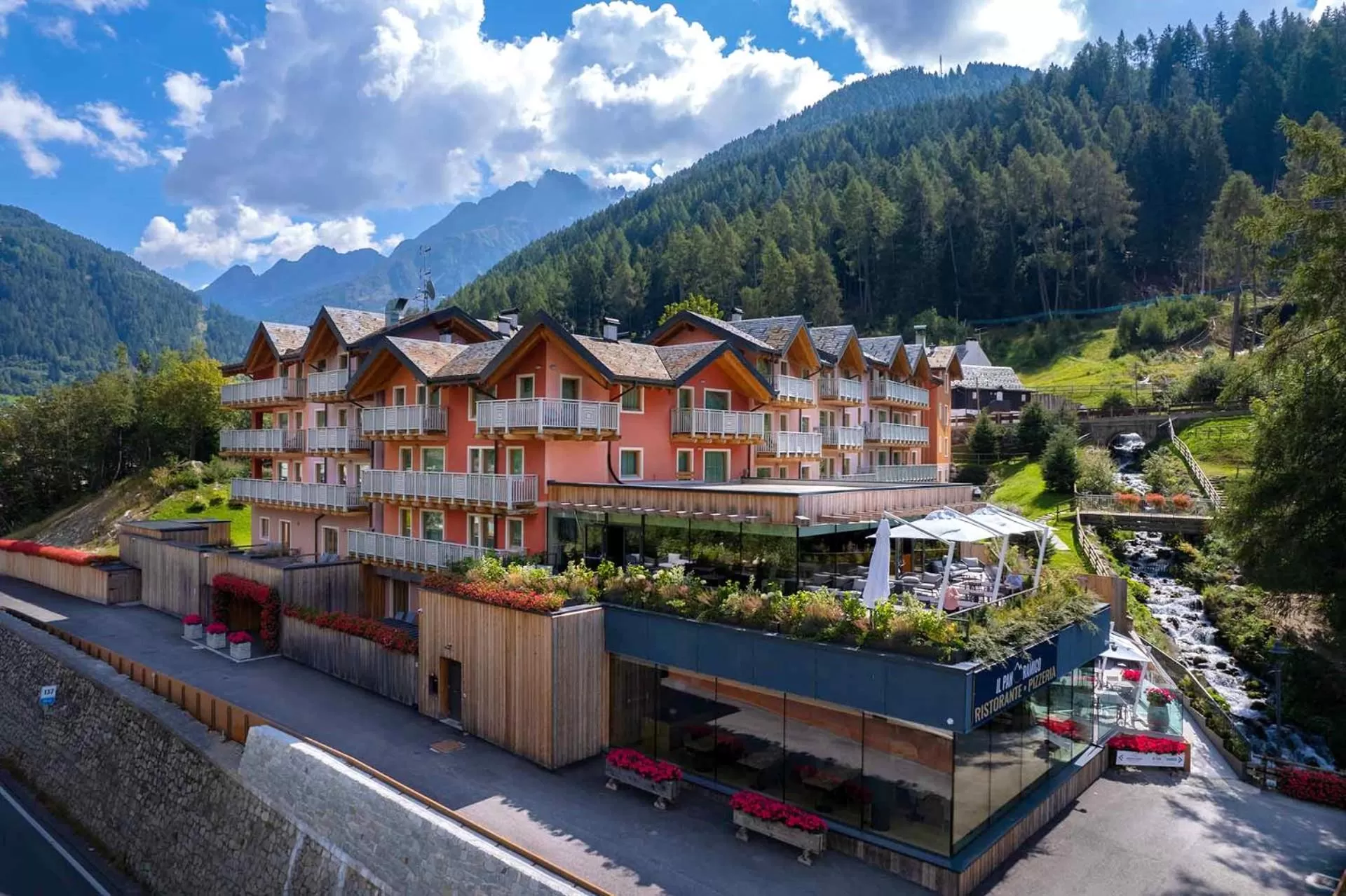 Property building in Residence Adamello Resort