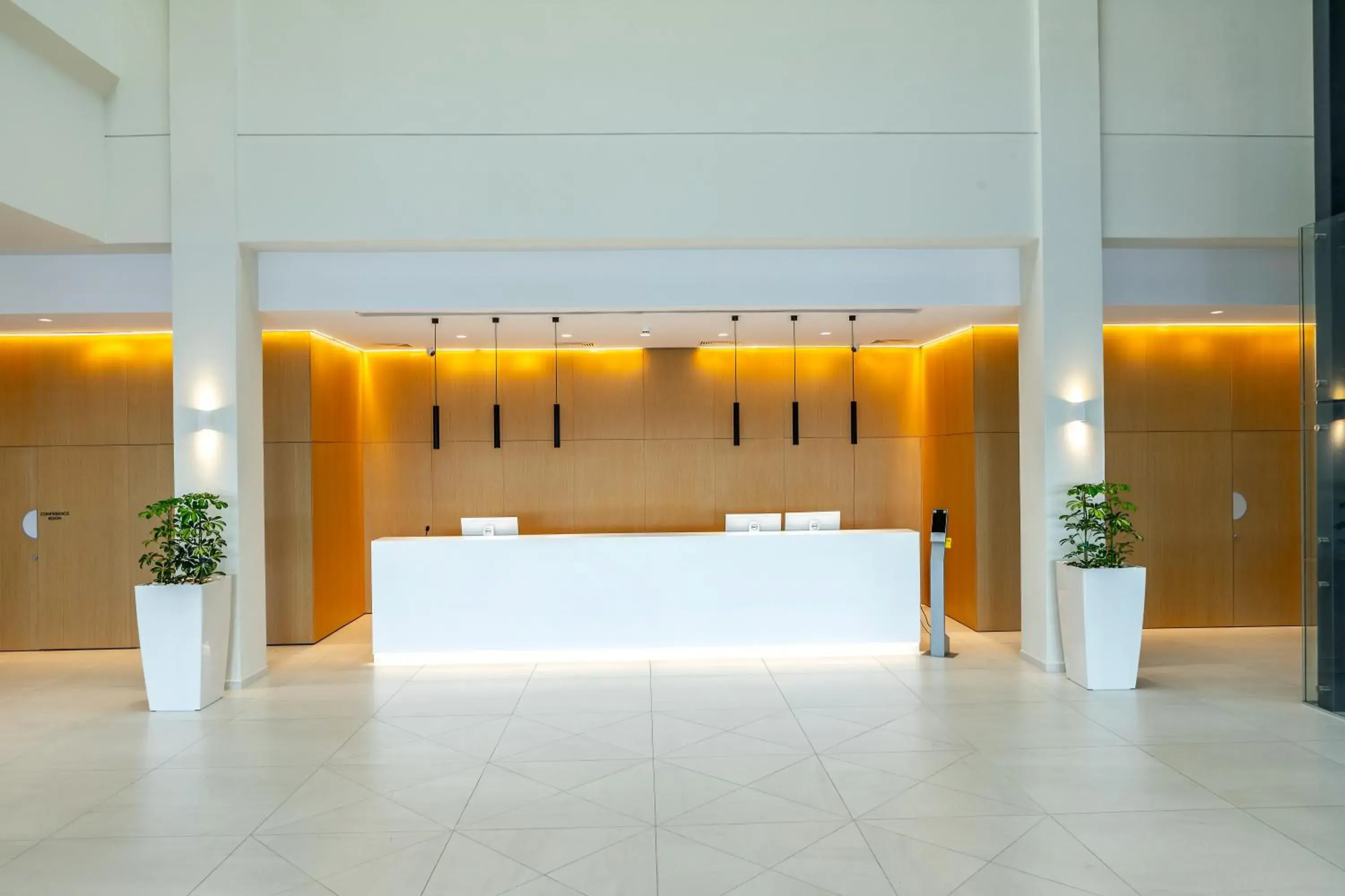 Lobby or reception in Faros Hotel